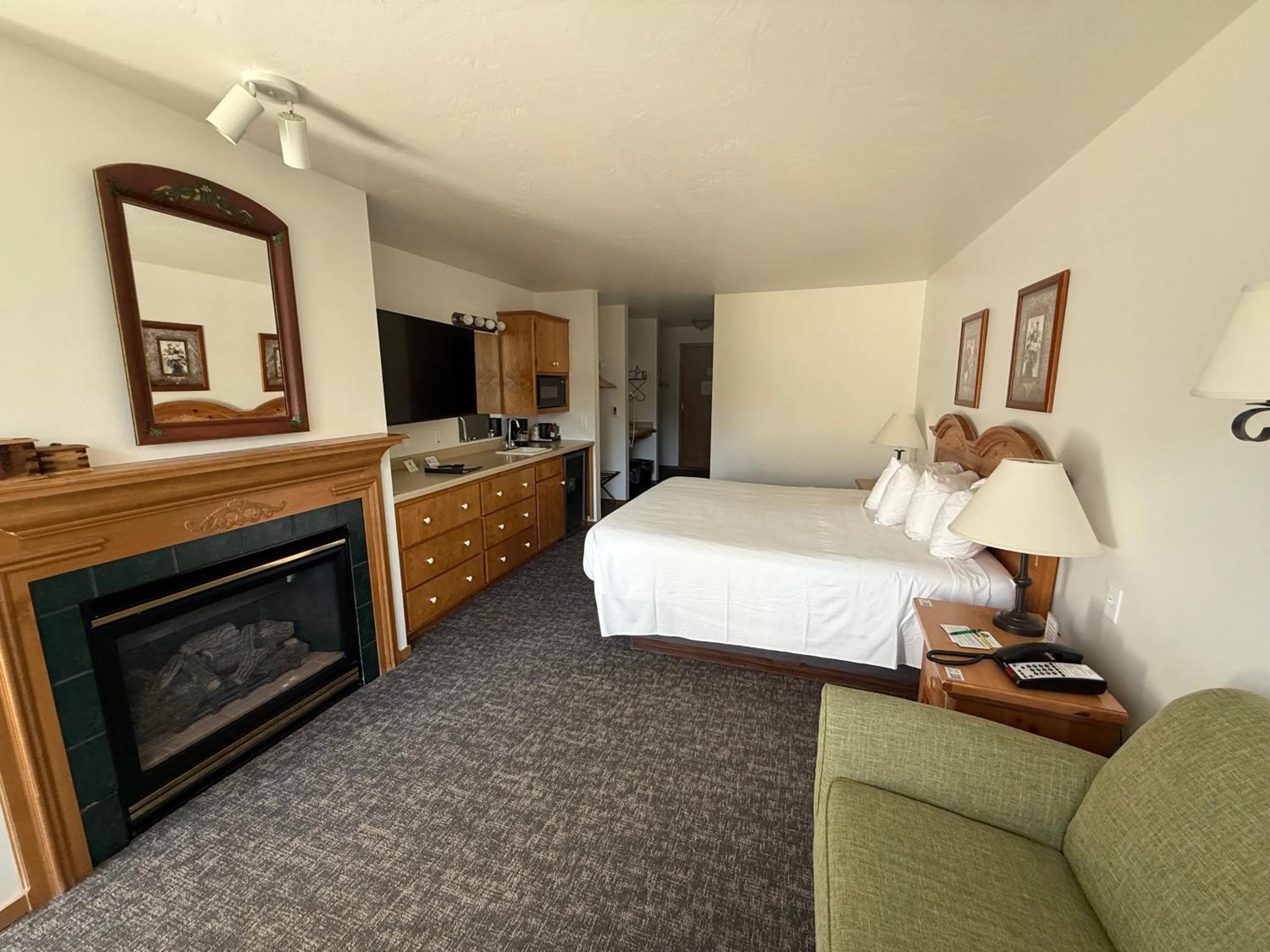 Bed in Homestead Suites - Fish Creek