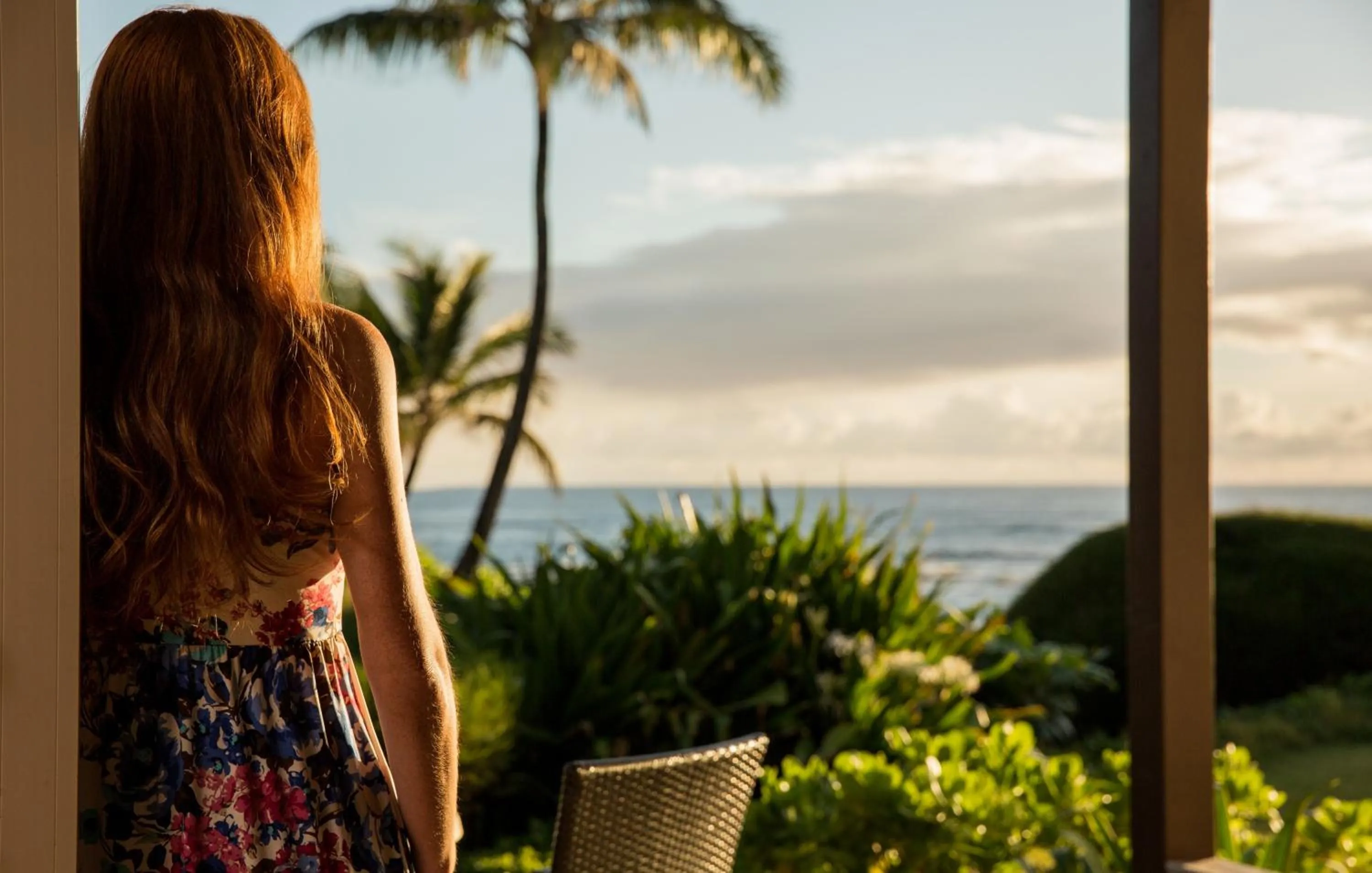 Patio in Hanalei Colony Resort