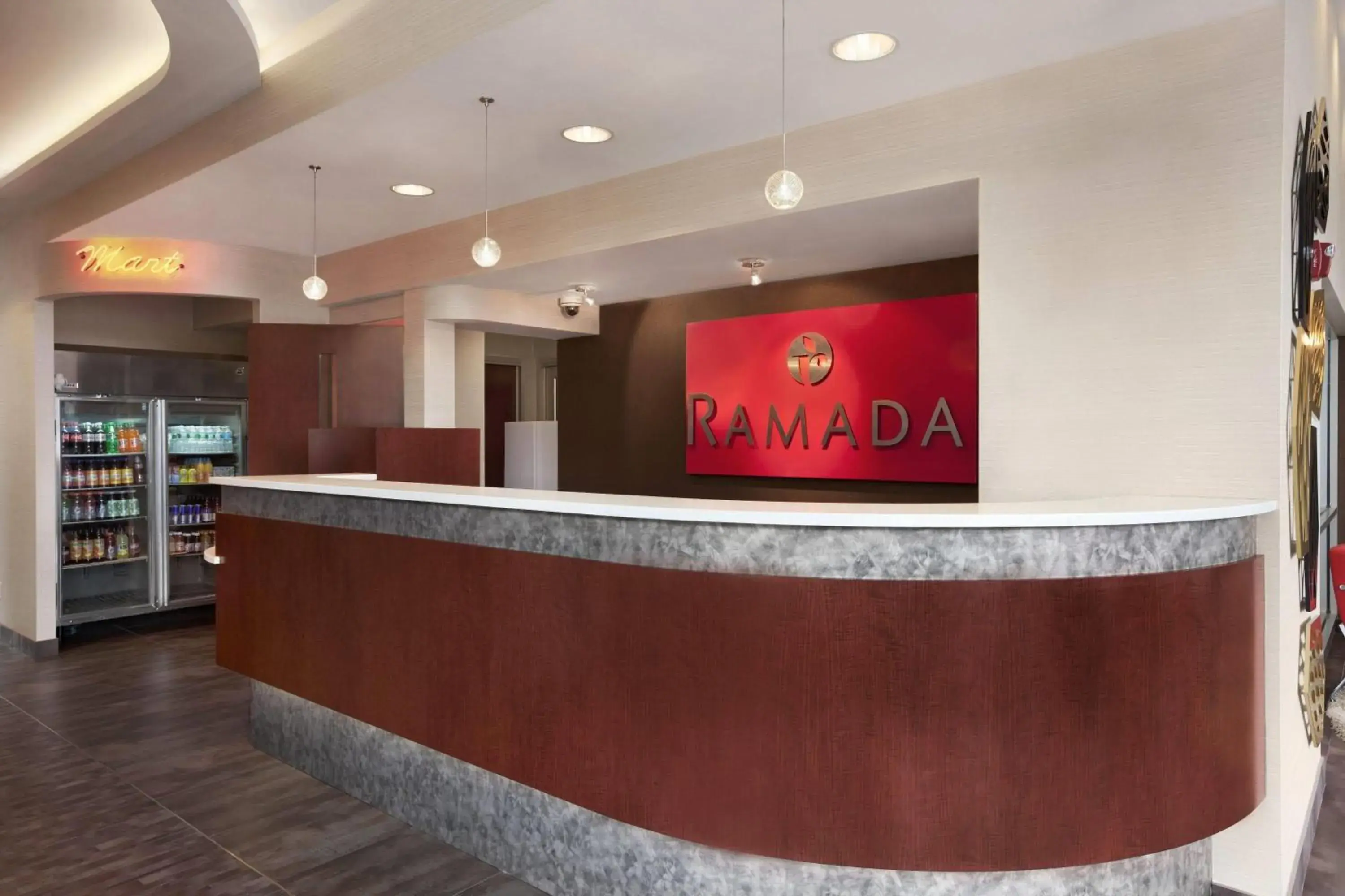 Lobby or reception in Ramada by Wyndham Rockville Centre Lobby or reception in Ramada by Wyndham Rockville Centre