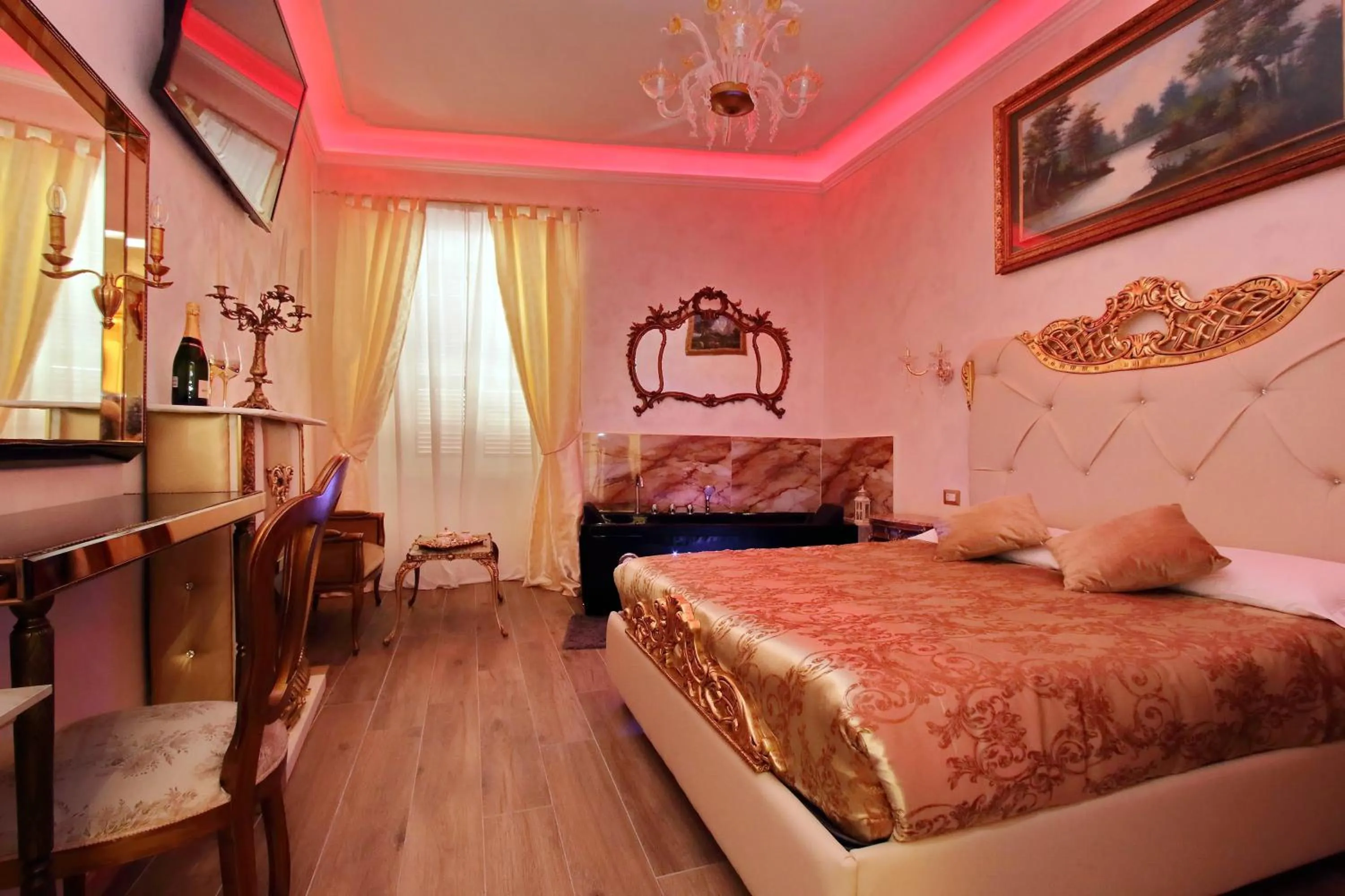 Photo of the whole room, Bed in Just Chilling Suite