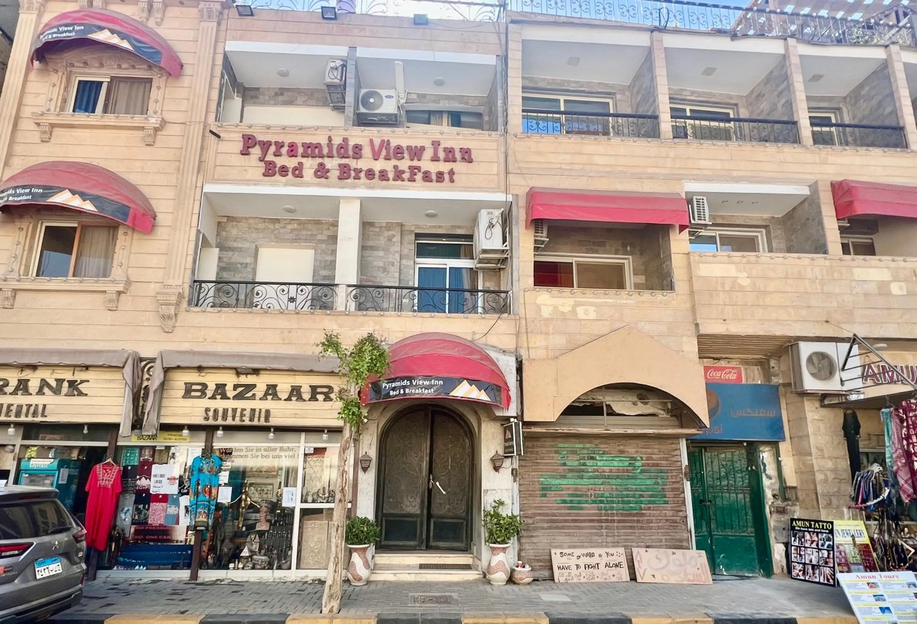 Property building in Pyramids View Inn Bed & Breakfast