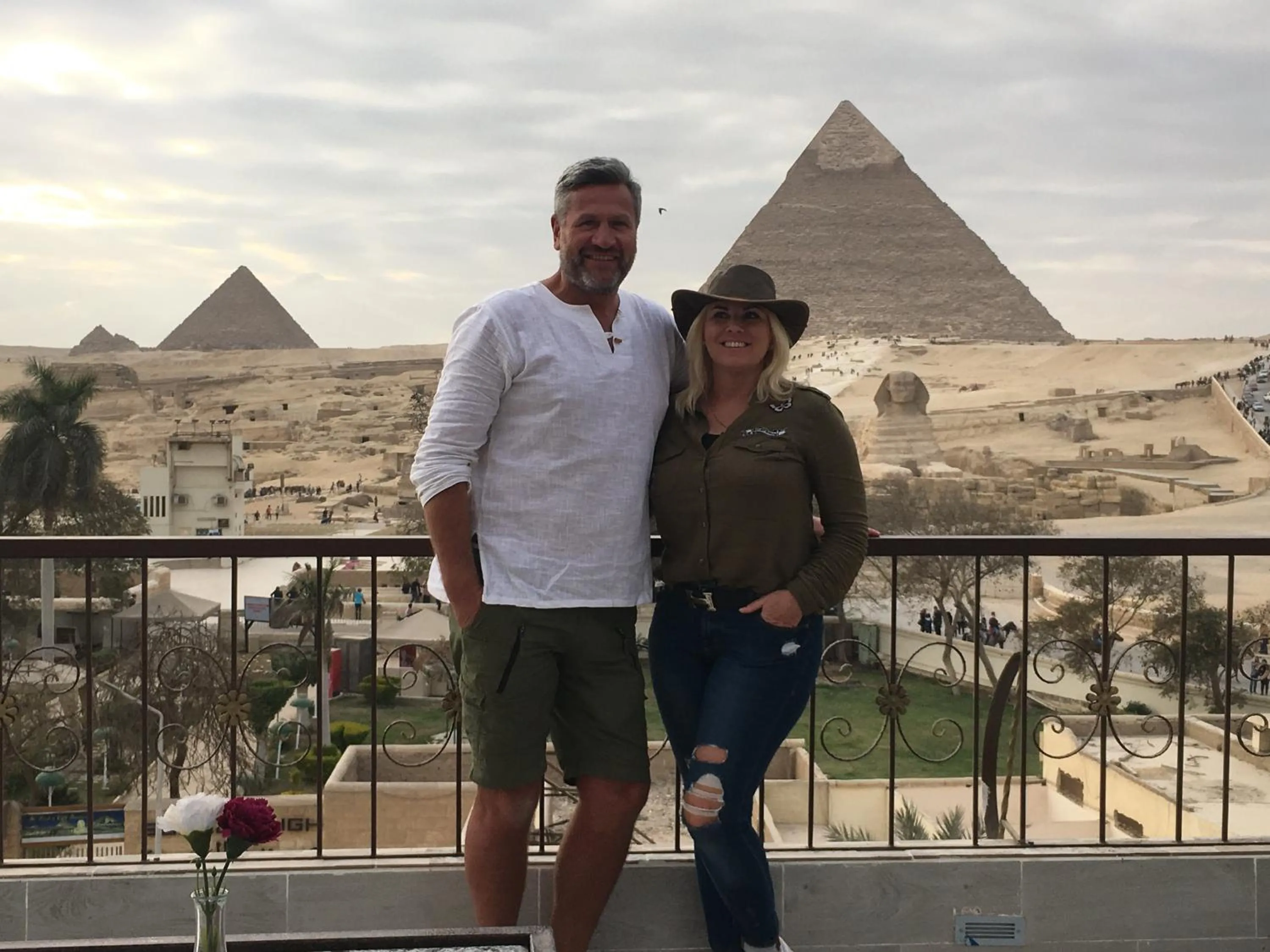 group of guests in Pyramids View Inn Bed & Breakfast