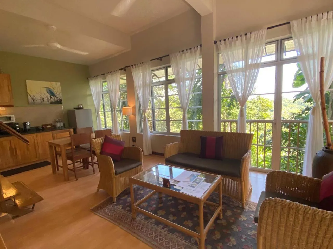 Dining area in Ambong Rainforest Retreat
