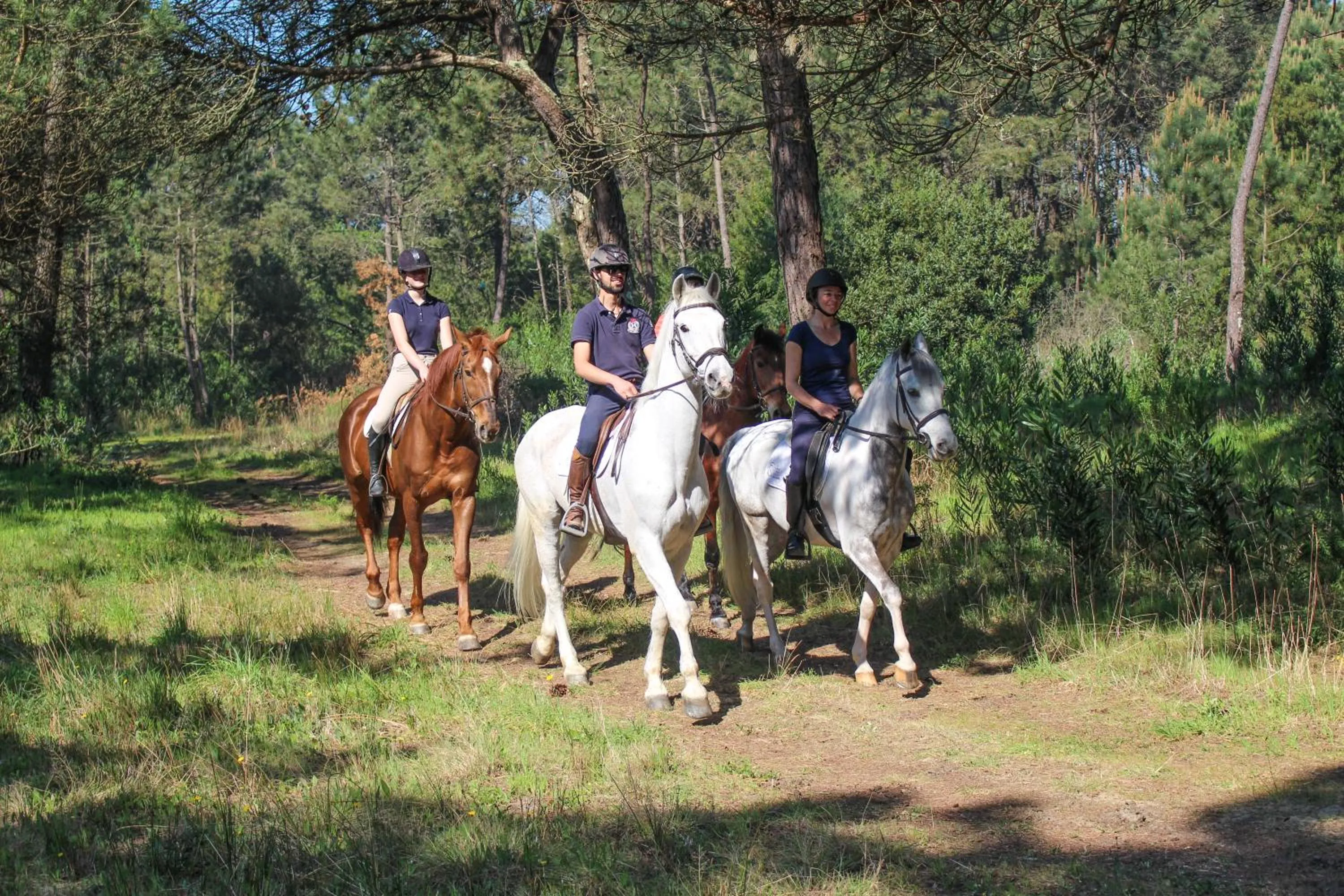 Horse-riding in InnEsposende Sports Hostel