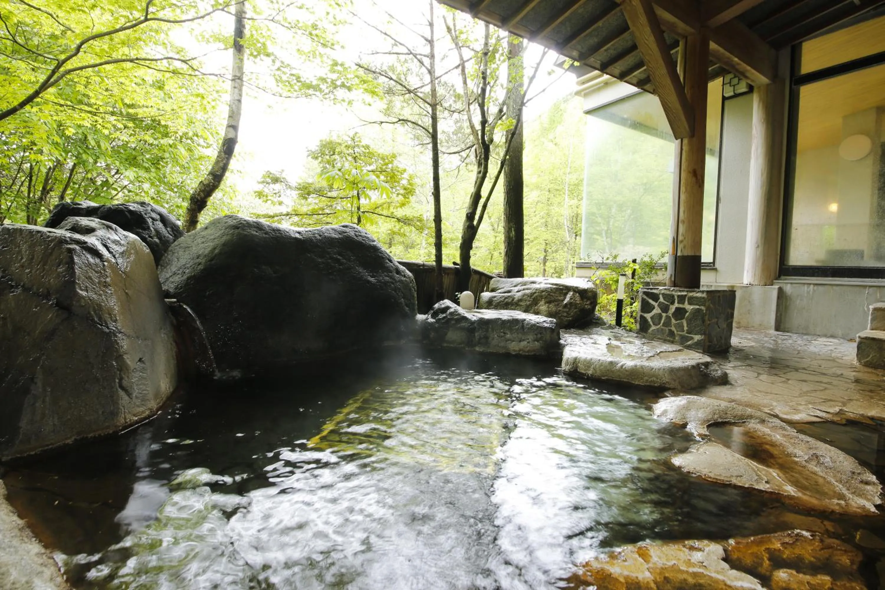 Hot Spring Bath in Matsunoi