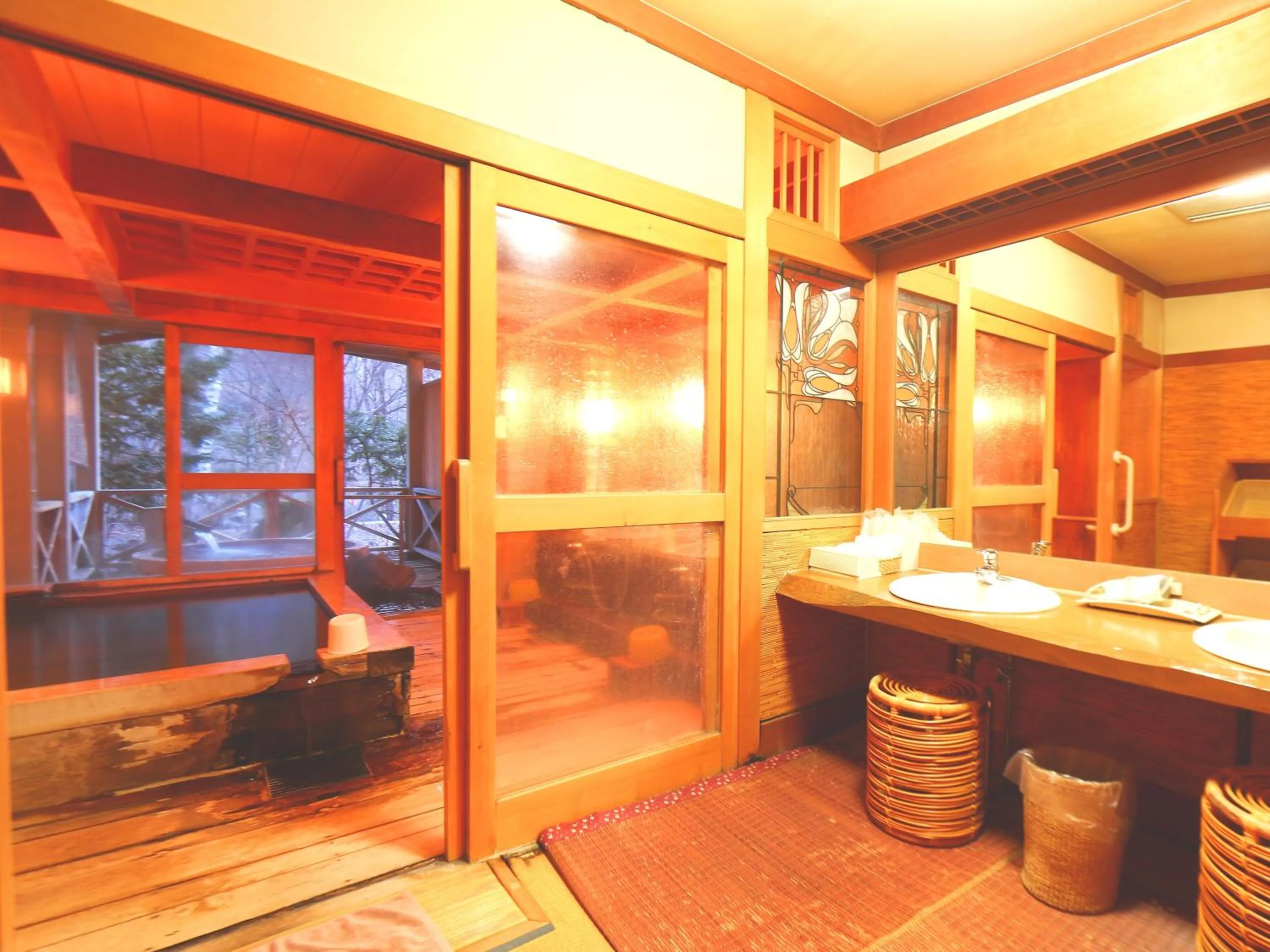 Hot Spring Bath in Matsunoi