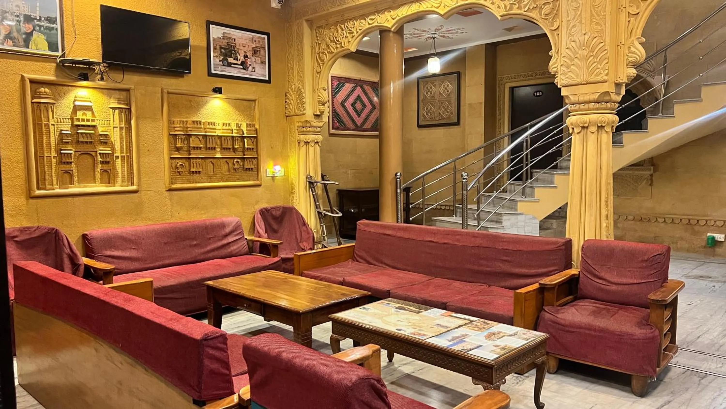 Seating area in Hotel Tokyo Palace