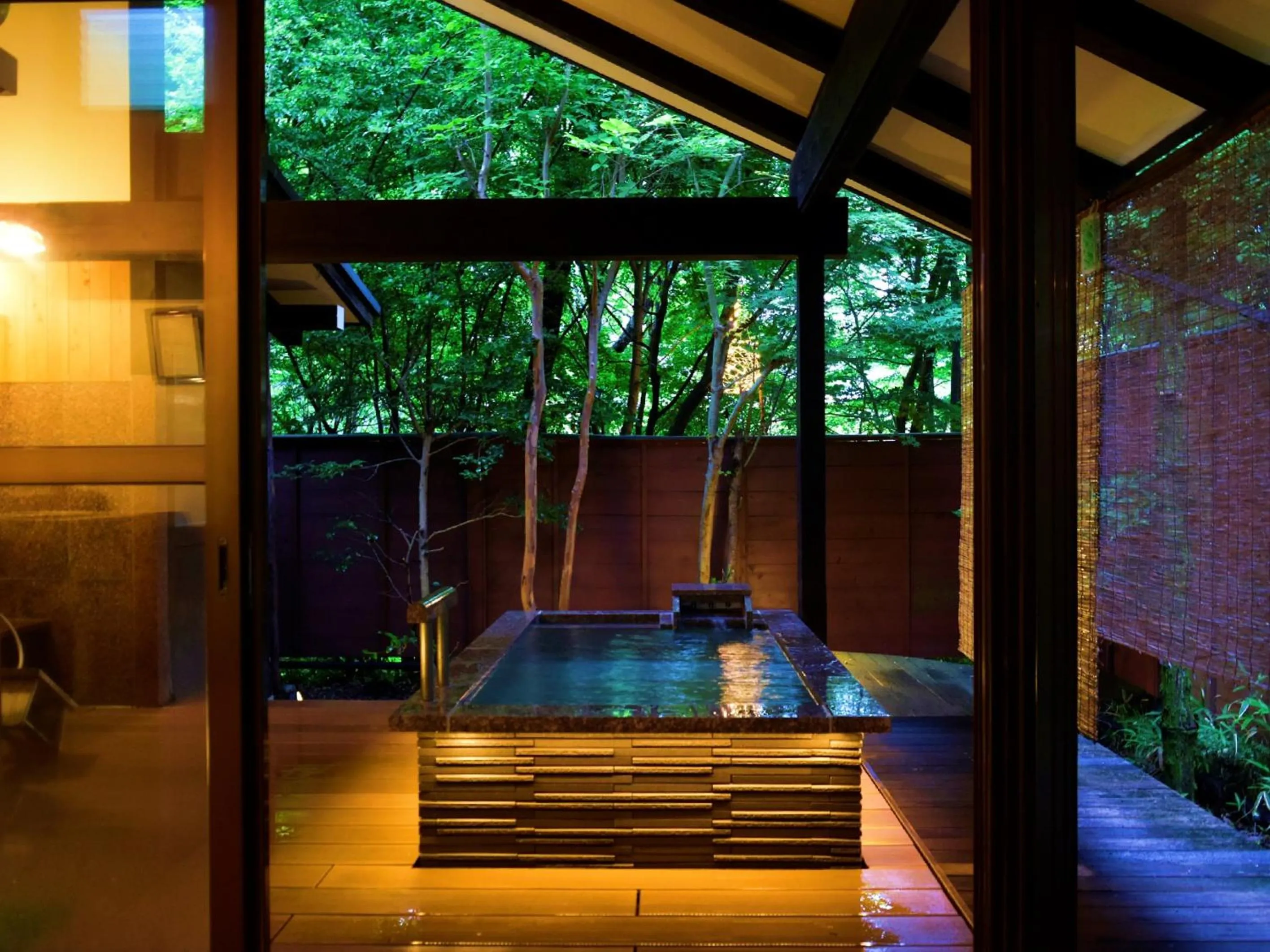 Open Air Bath in Kinugawa Plaza Hotel