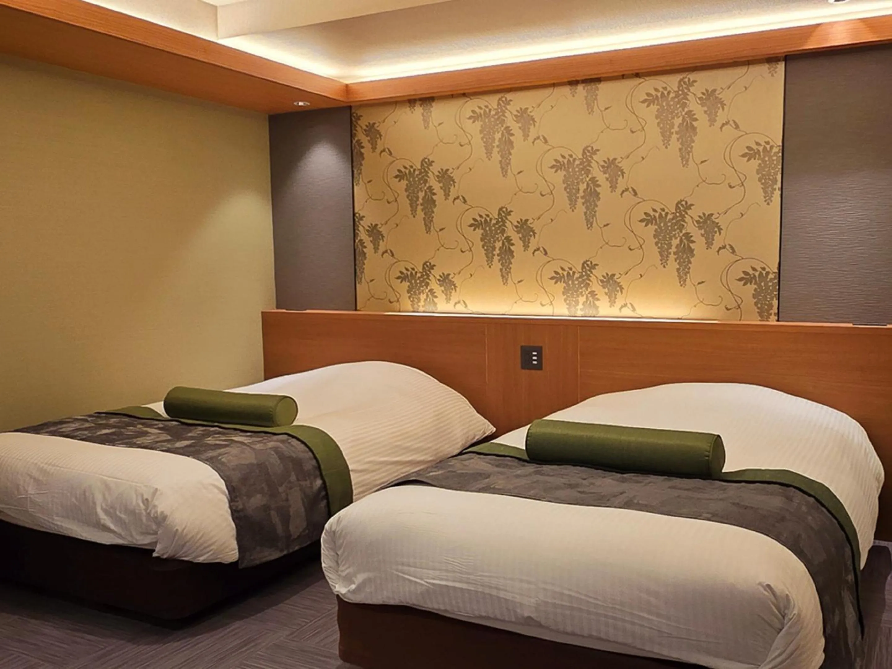 Bed in Kinugawa Plaza Hotel