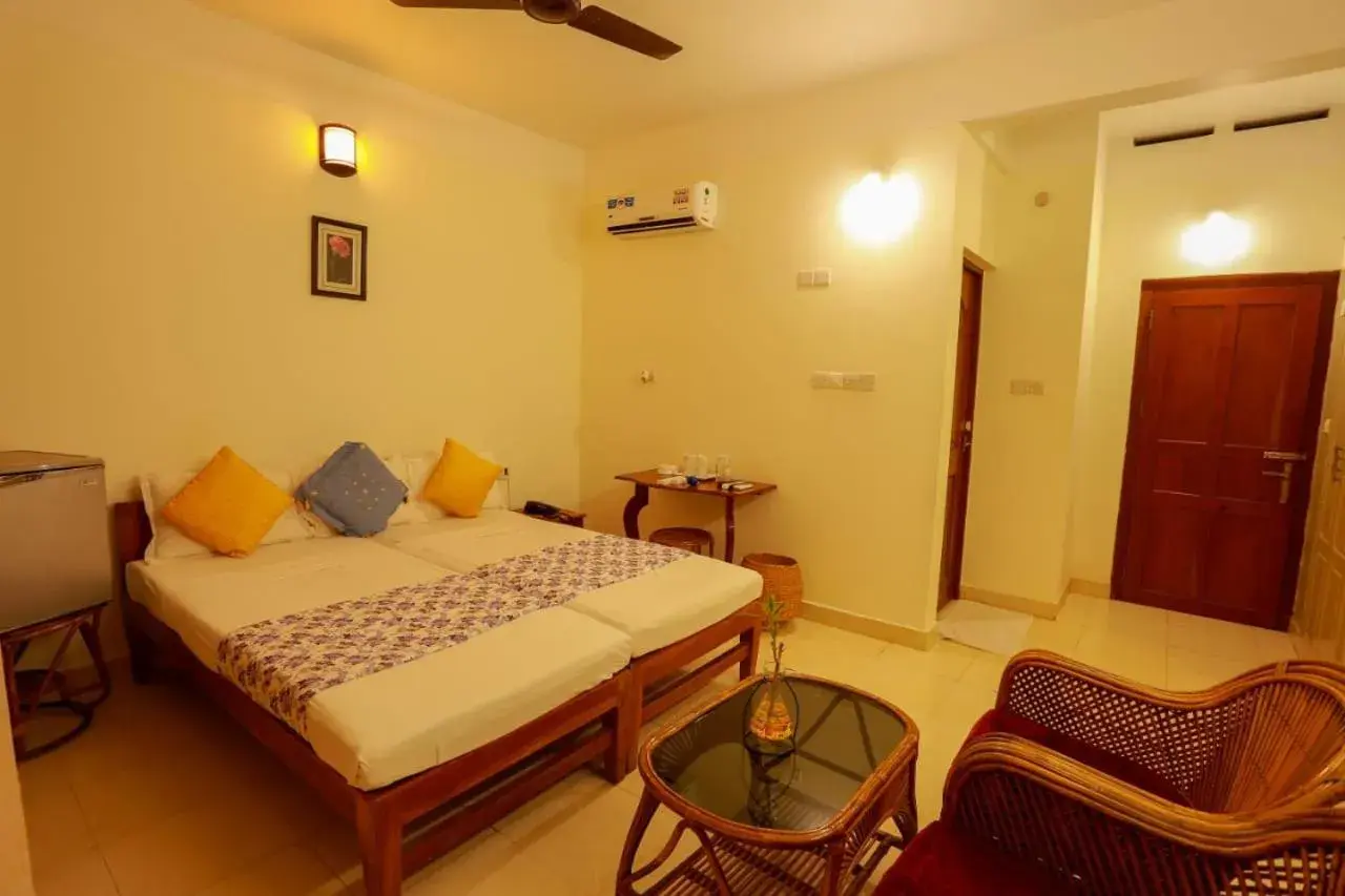 Bed in The Sanctum Spring Beach Resort Bed in The Sanctum Spring Beach Resort