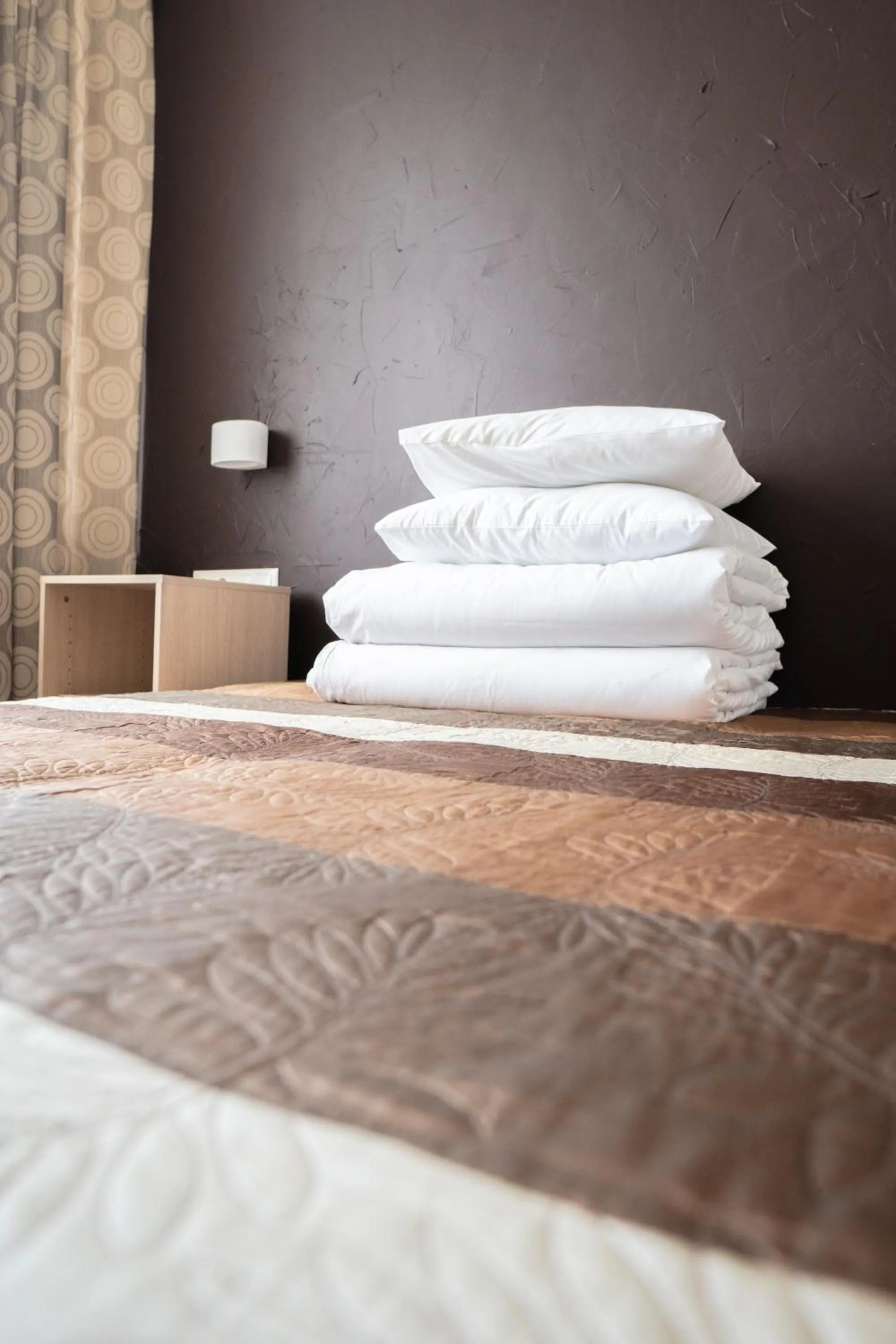 Bed in Cafe Hotel Rudzons