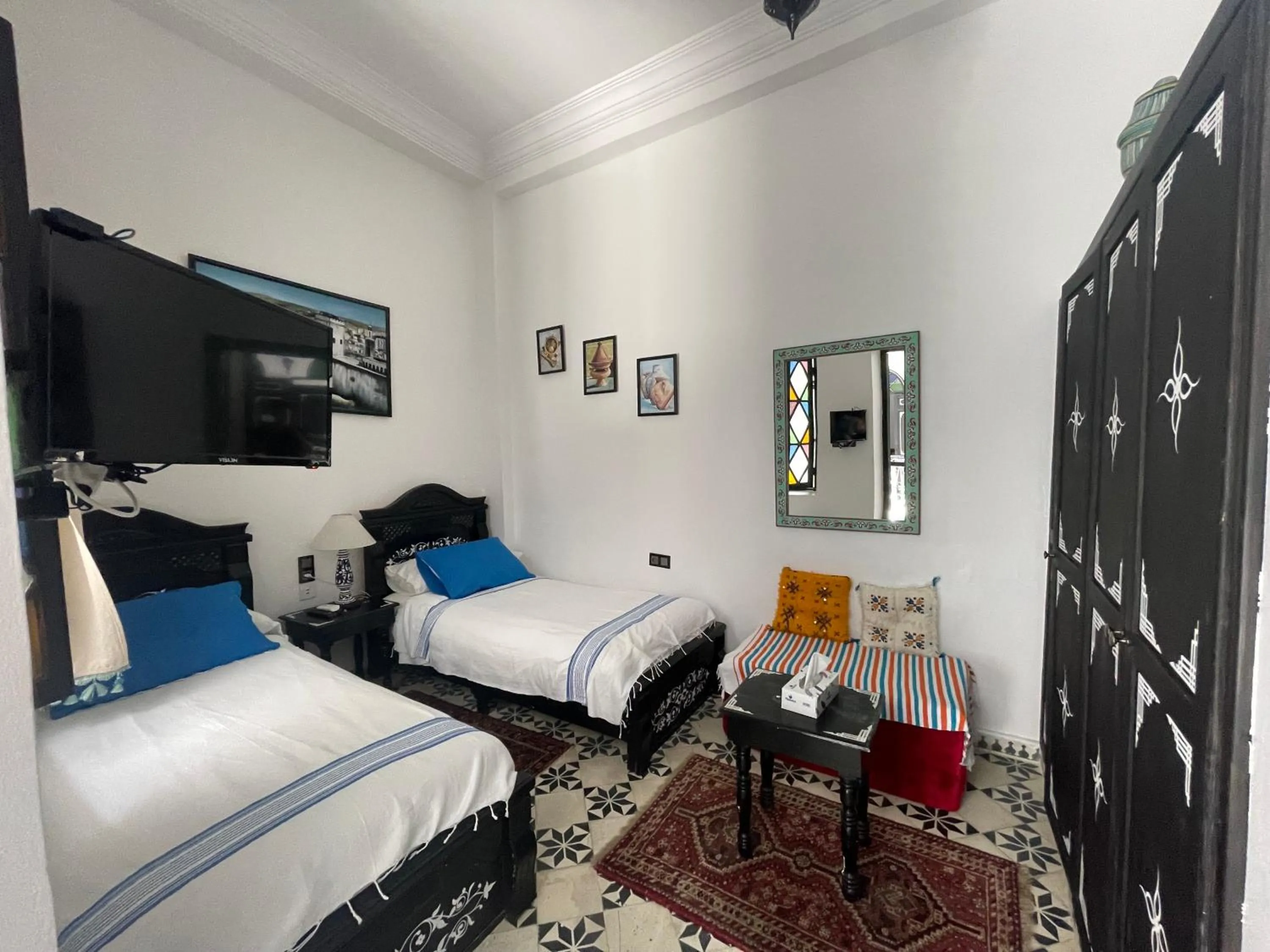 Bed in Riad Tingis