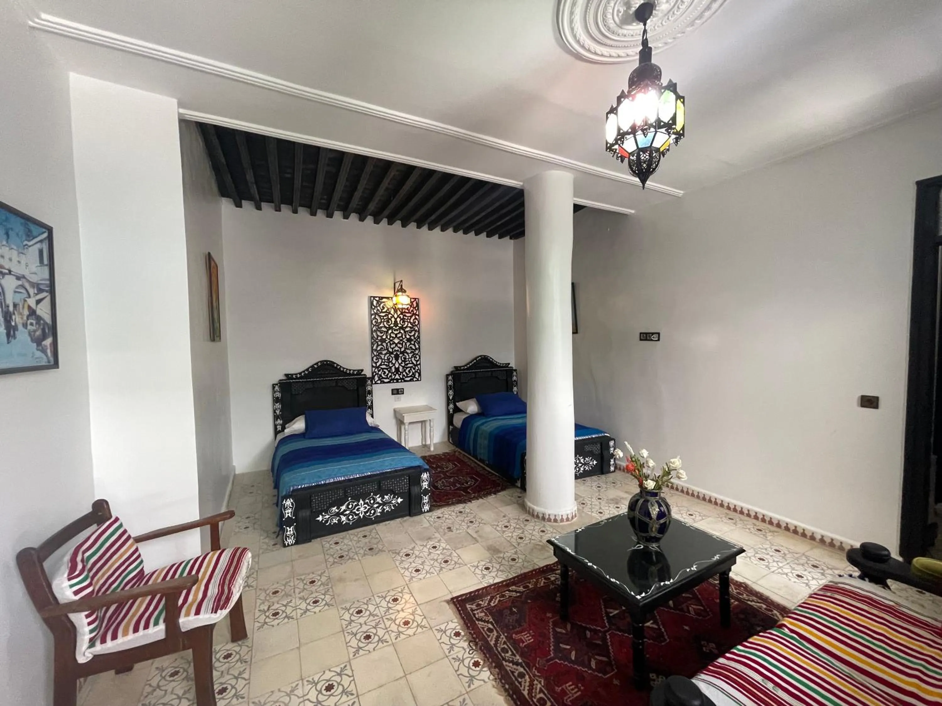 Bed in Riad Tingis