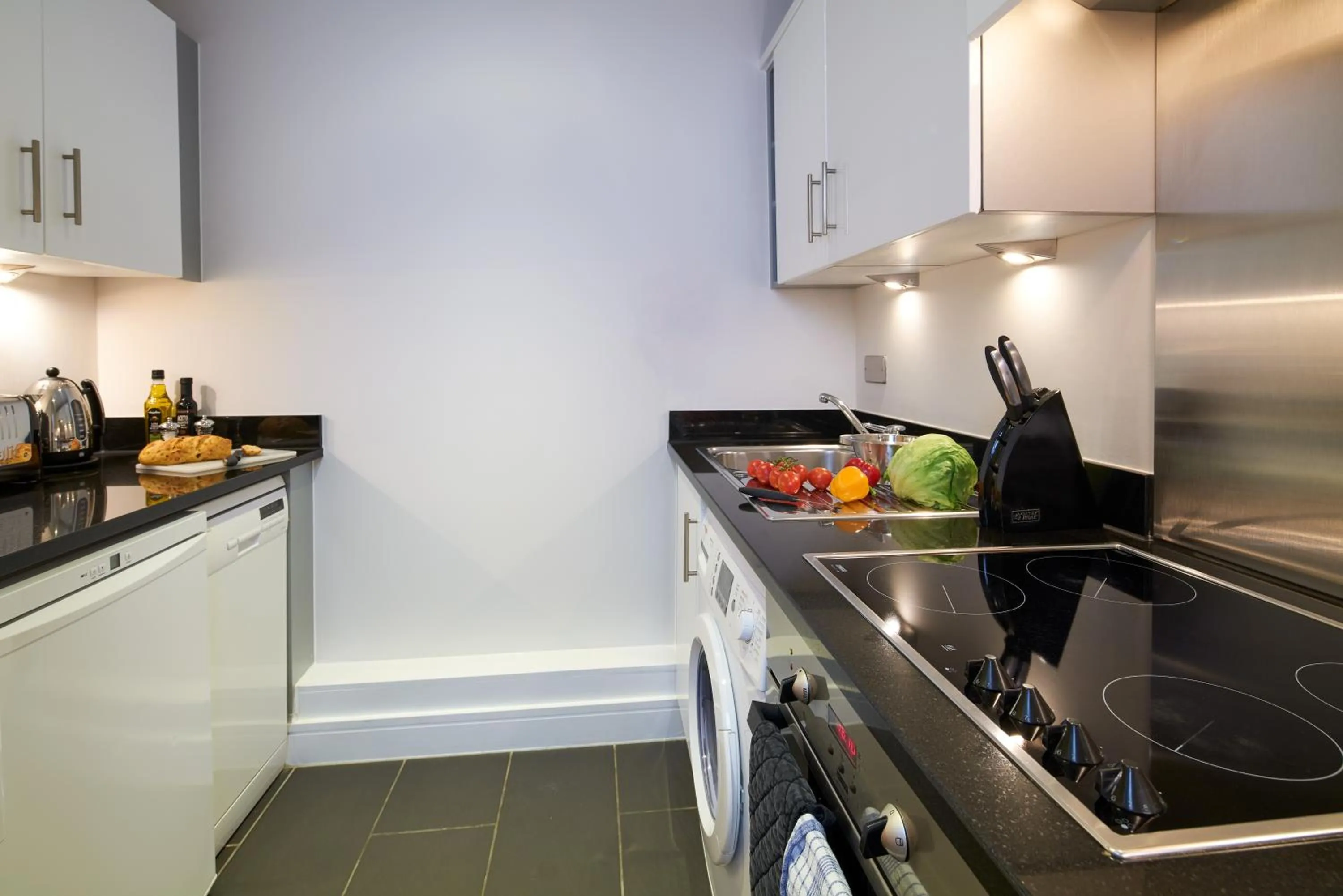 Kitchen or kitchenette in Cheval Harrington Court at South Kensington