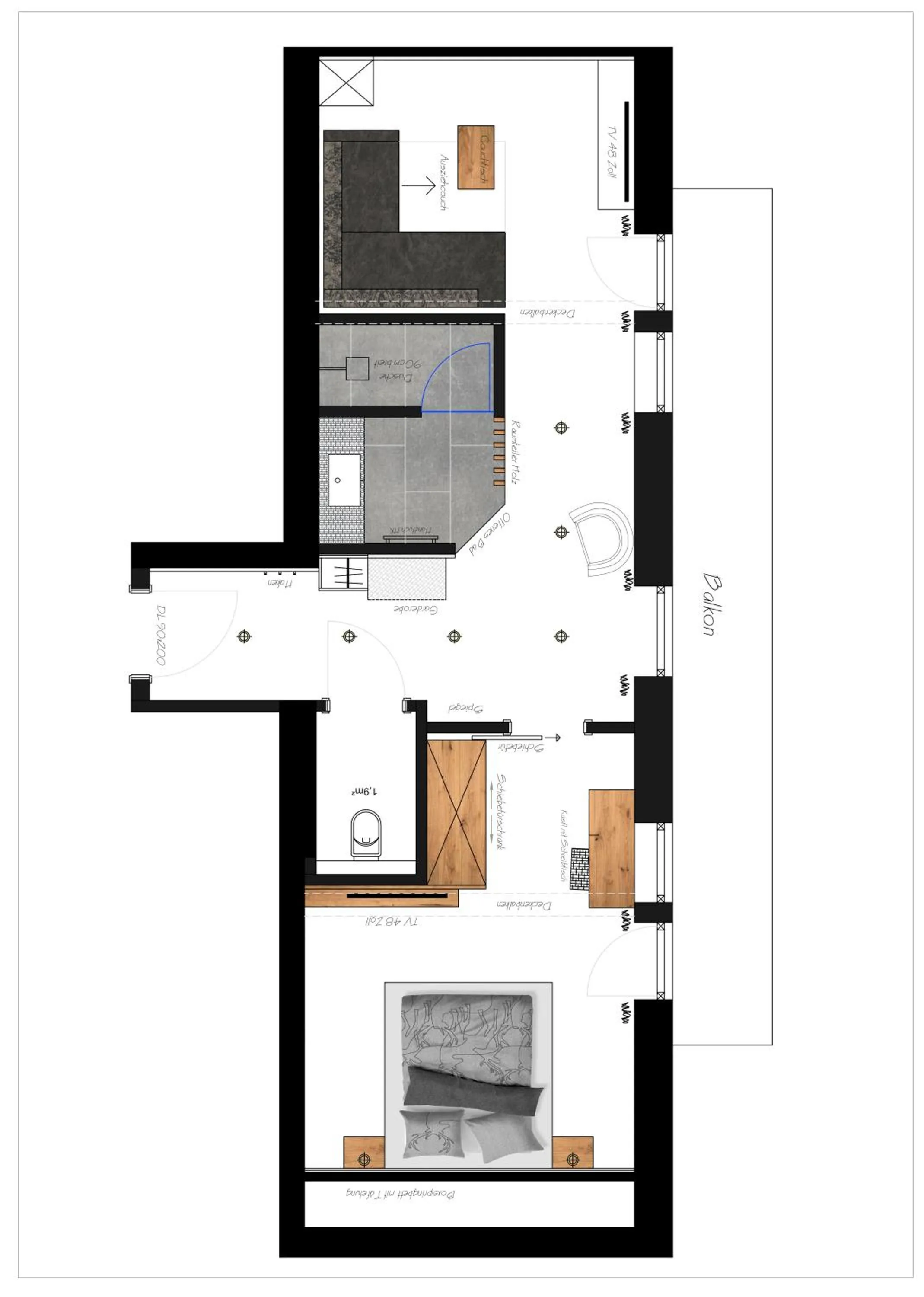 Floor plan in Hotel - Gasthof Märzenklamm