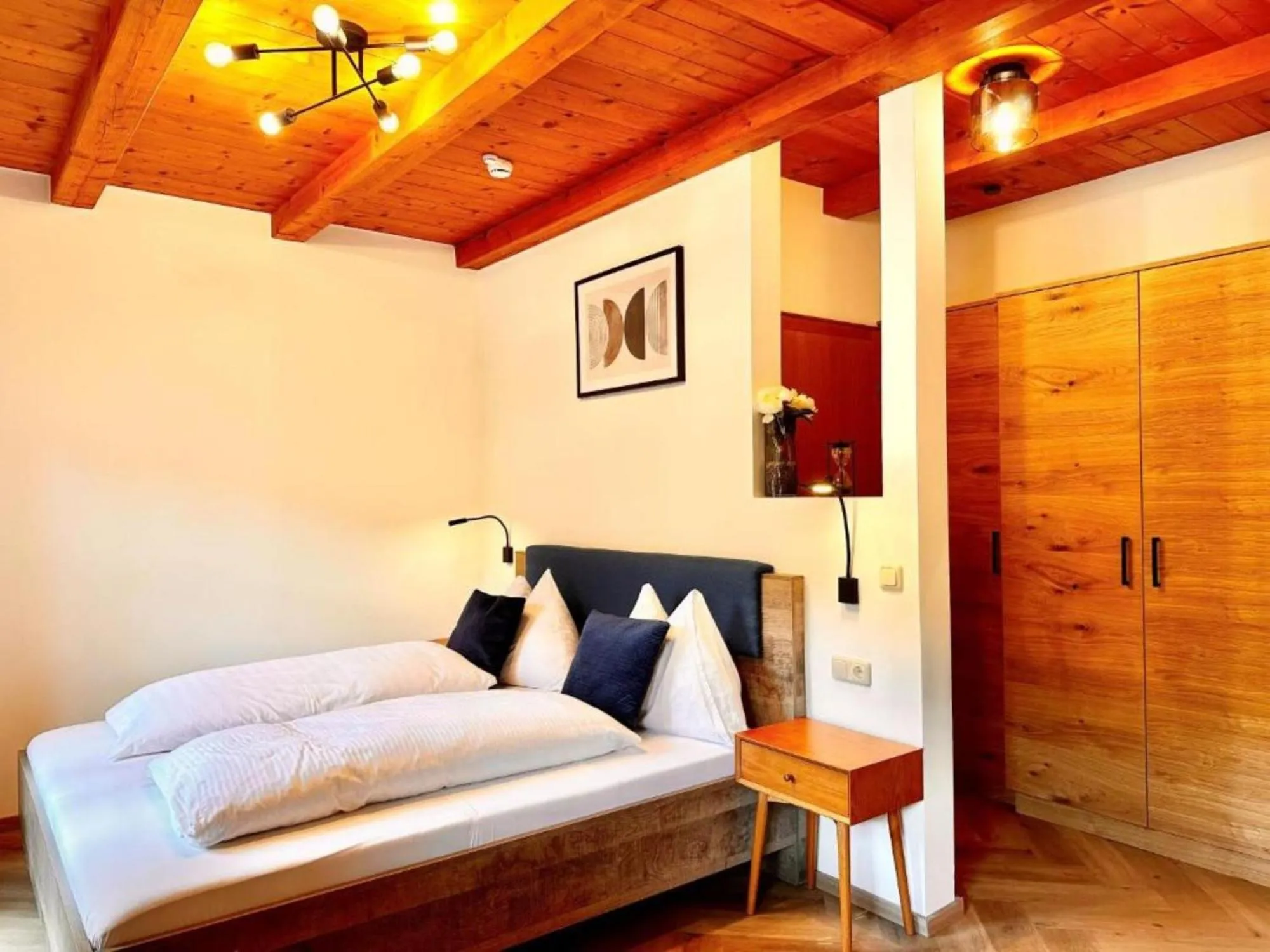 Bed in Pension Lederergütl - Jokercard & Parkplatz inkl