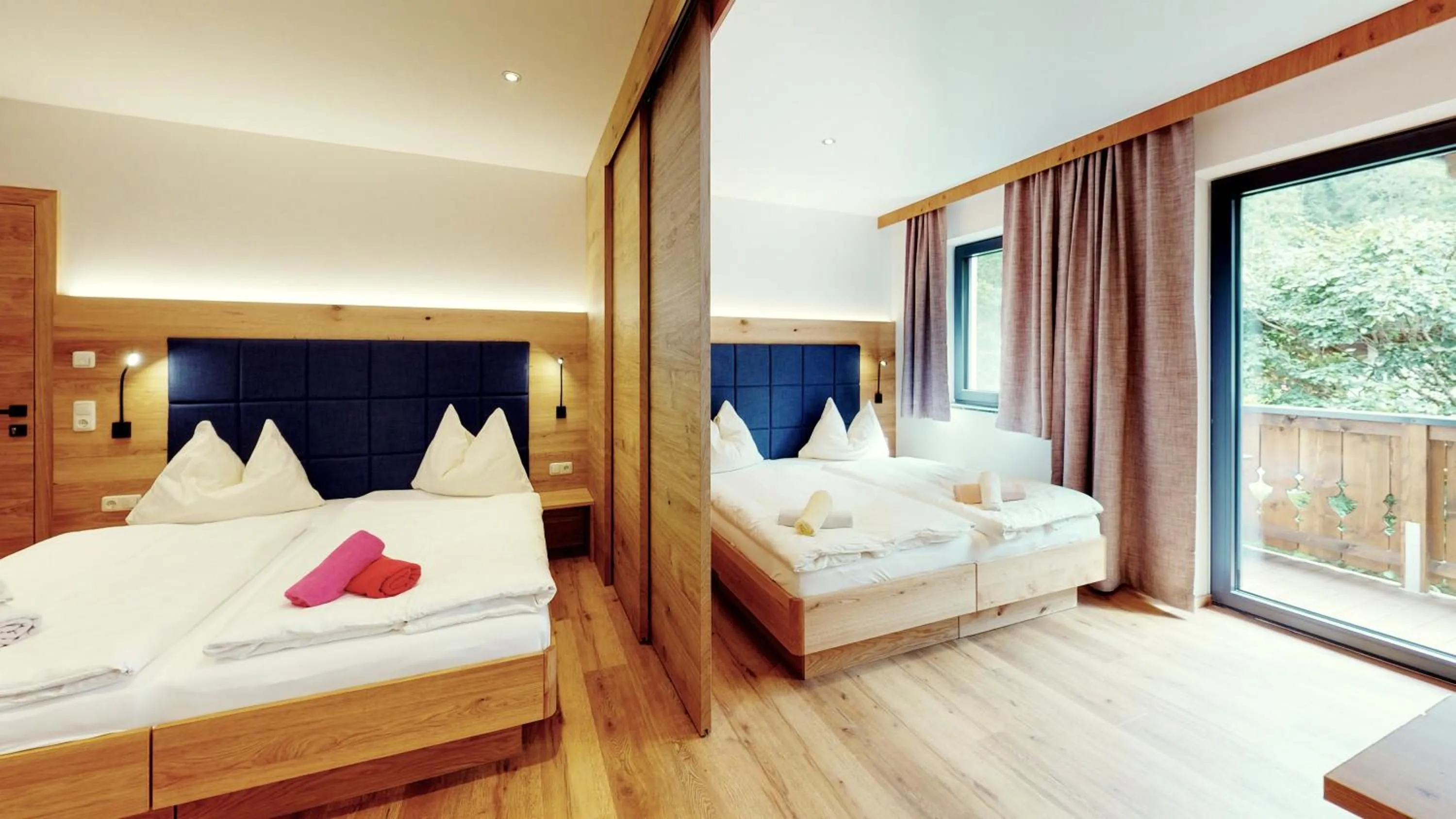 Bedroom, Bed in Pension Lederergütl - Jokercard & Parkplatz inkl