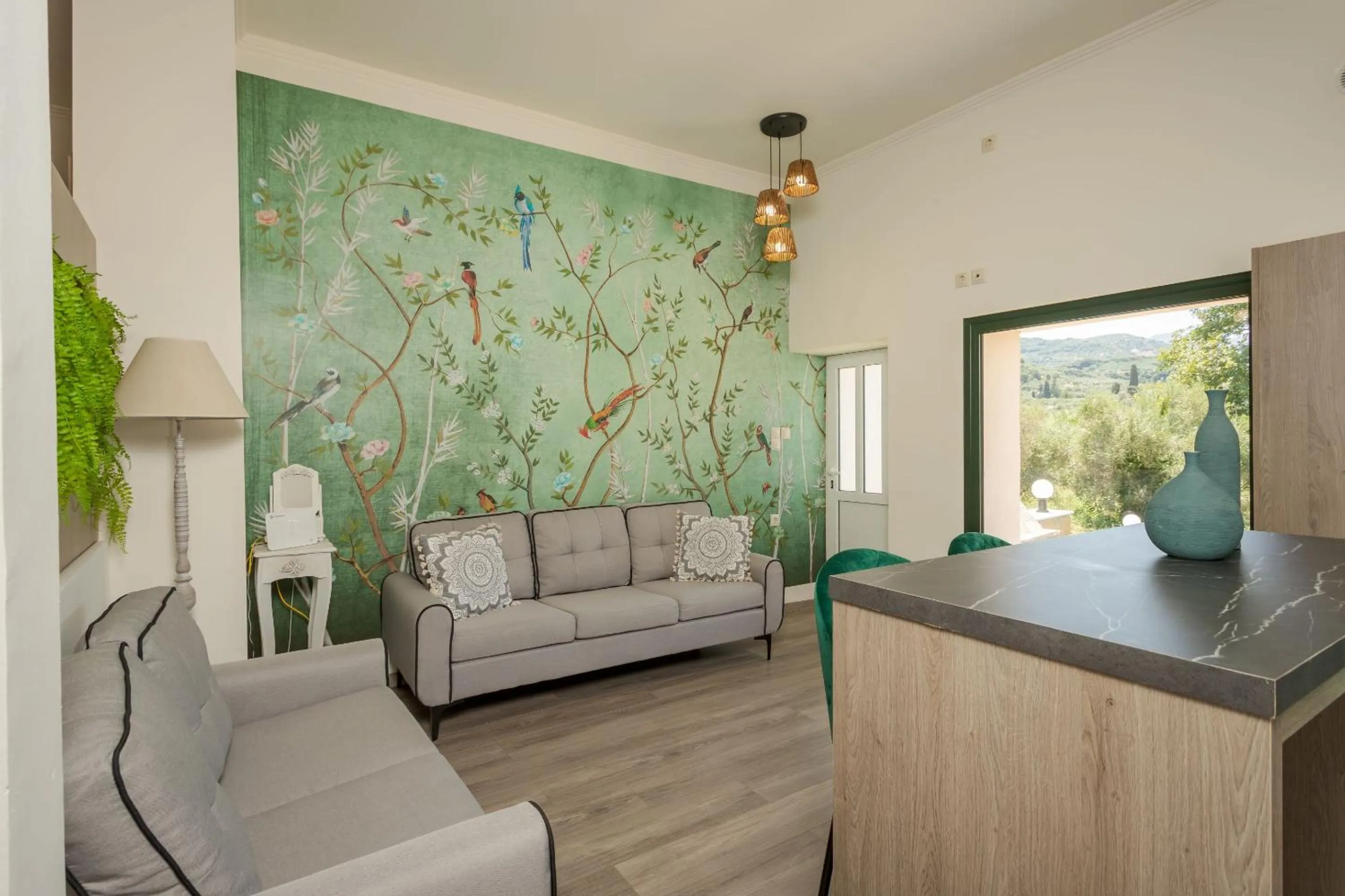Living room in Zen Villa Elafonisi