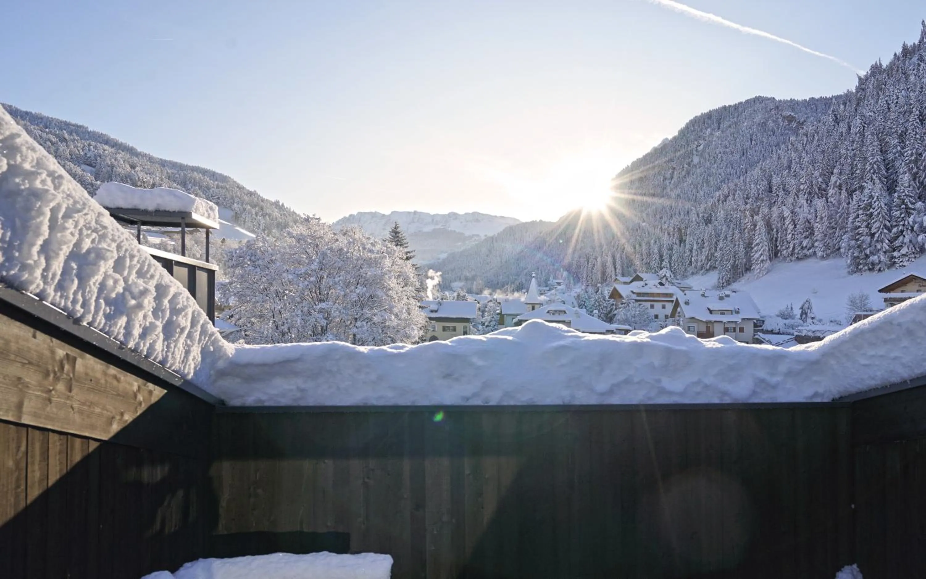 Mountain view in Pra Palmer The Green B&B