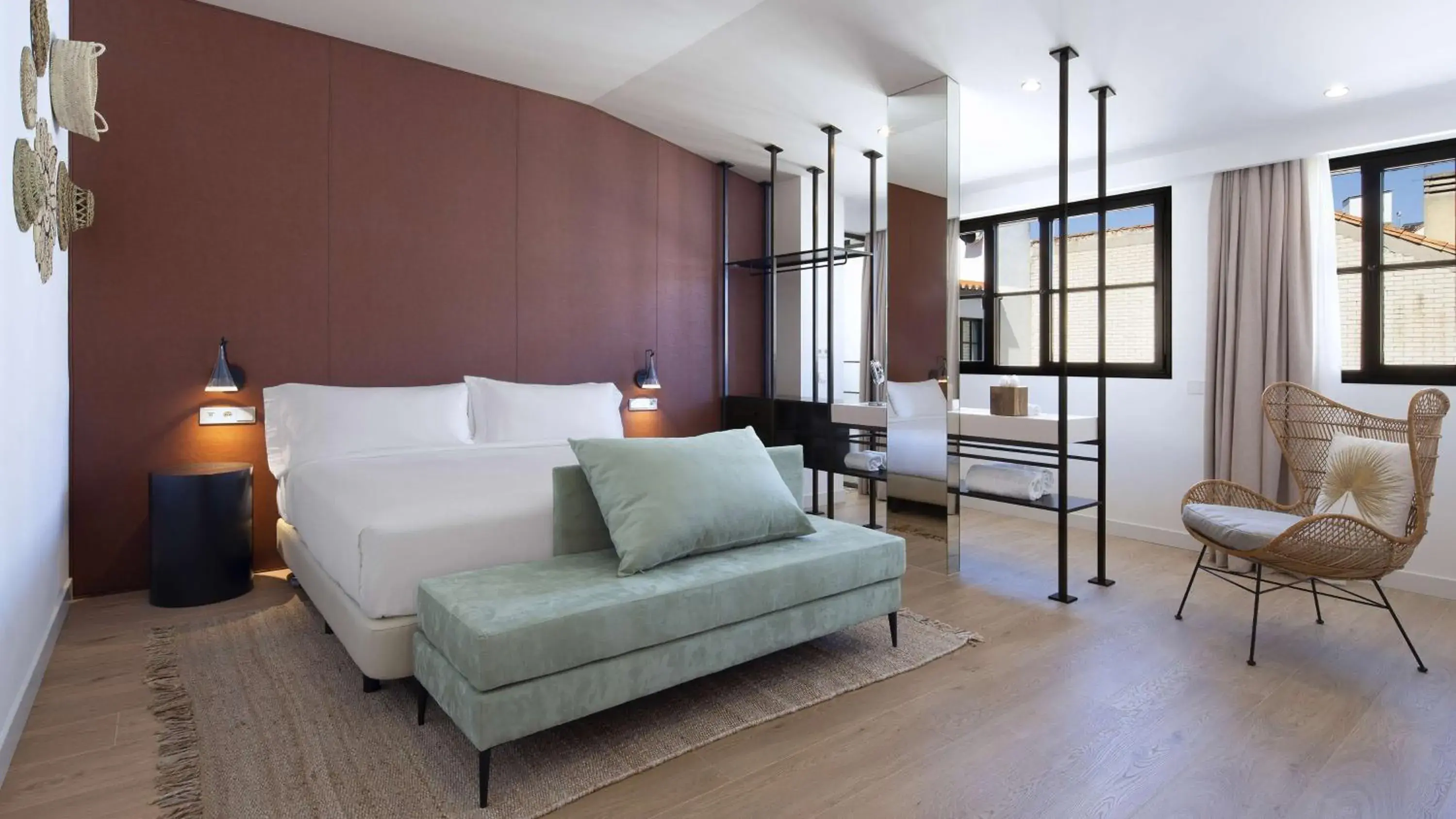 Living room in Atocha Hotel Madrid, Tapestry Collection by Hilton Living room in Atocha Hotel Madrid, Tapestry Collection by Hilton