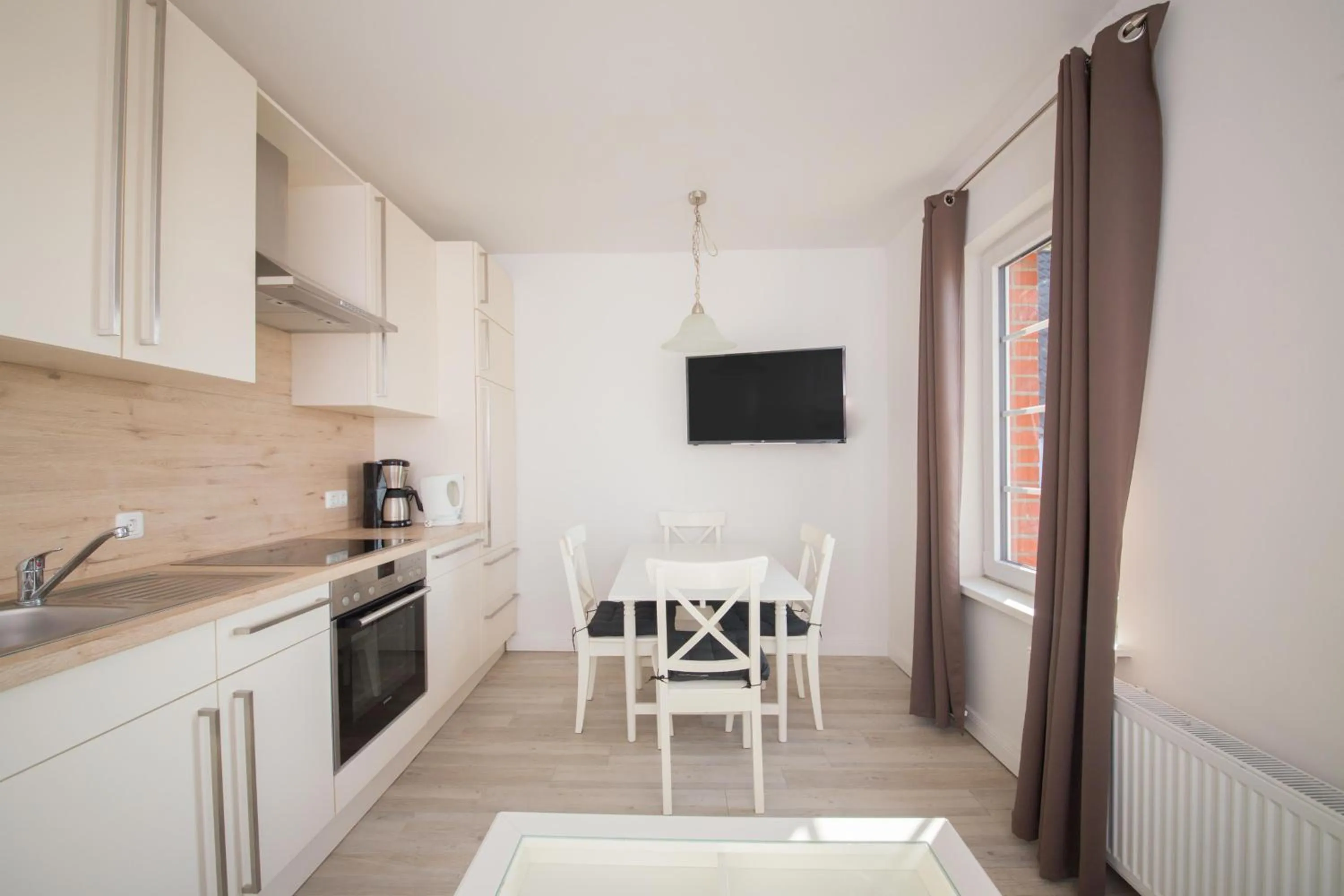 Kitchen or kitchenette in Appartementhaus Schleiblick