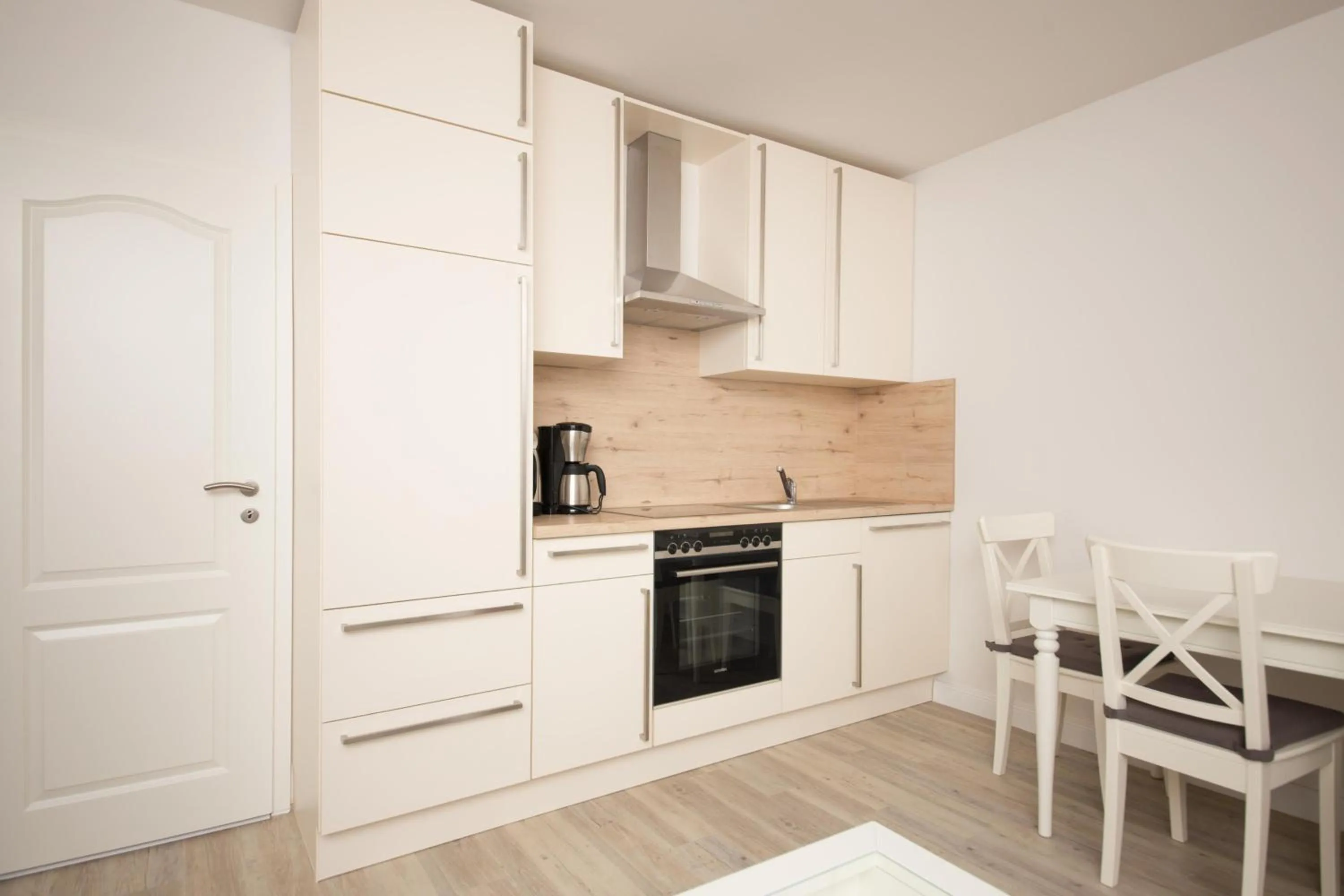 Kitchen or kitchenette in Appartementhaus Schleiblick