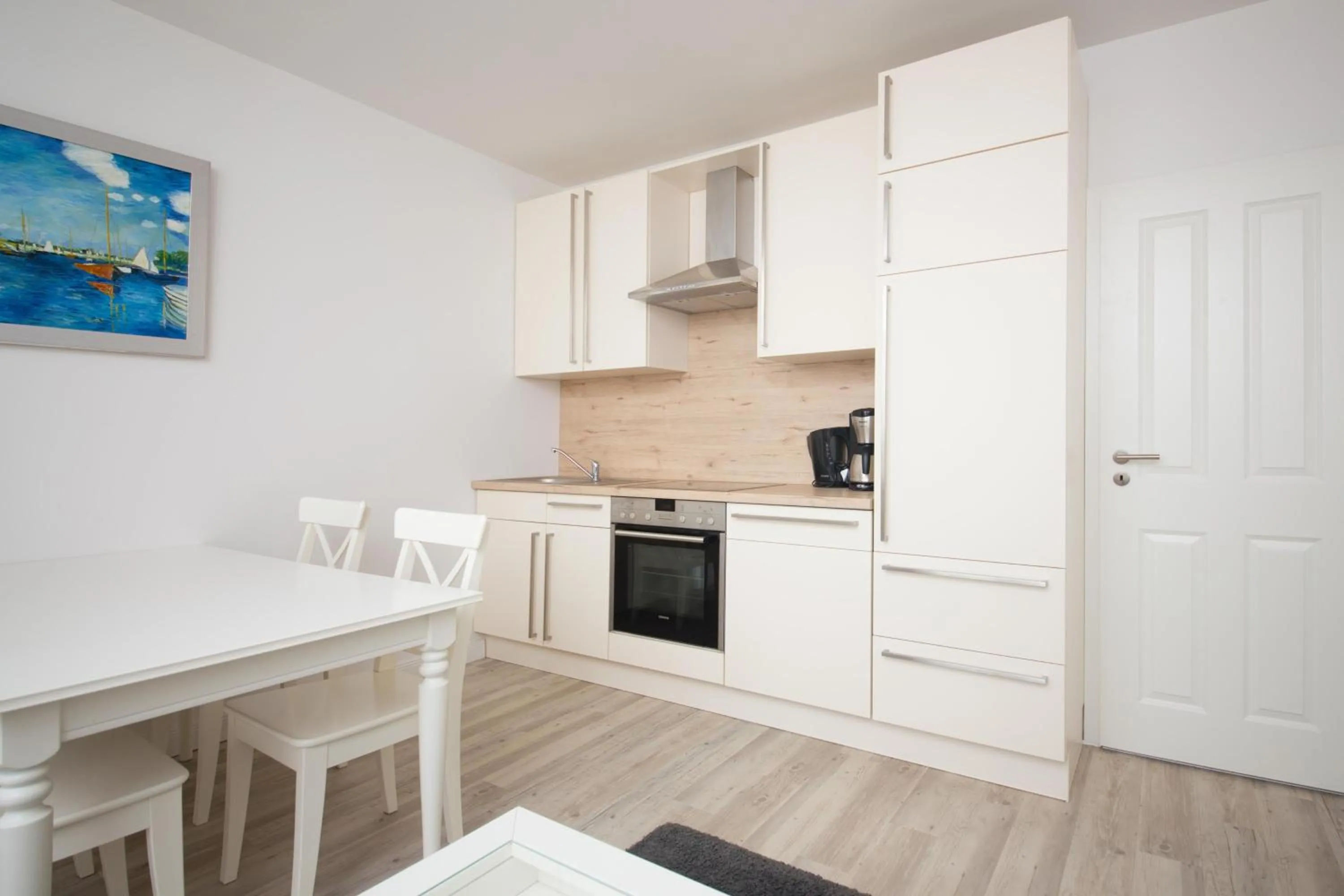 Kitchen or kitchenette in Appartementhaus Schleiblick