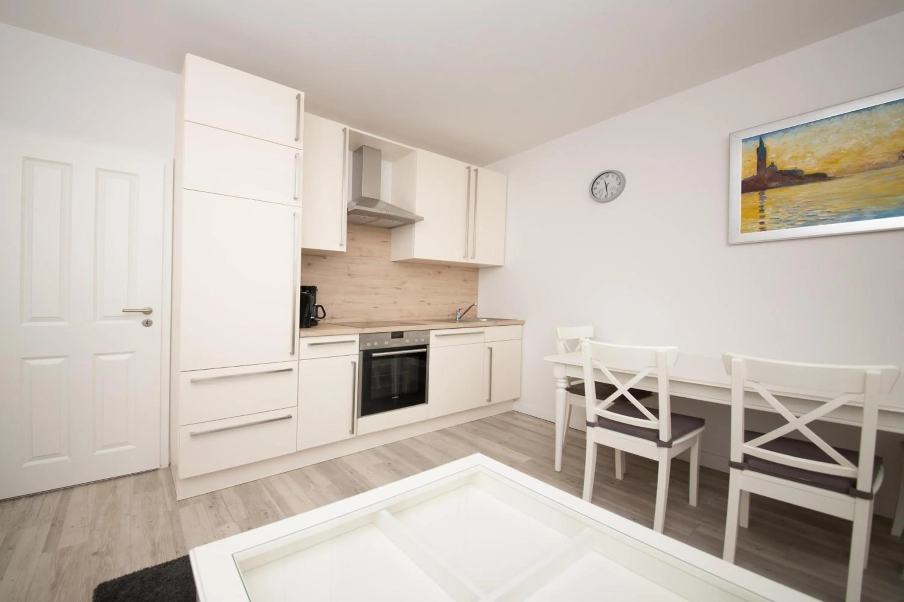 Kitchen or kitchenette in Appartementhaus Schleiblick