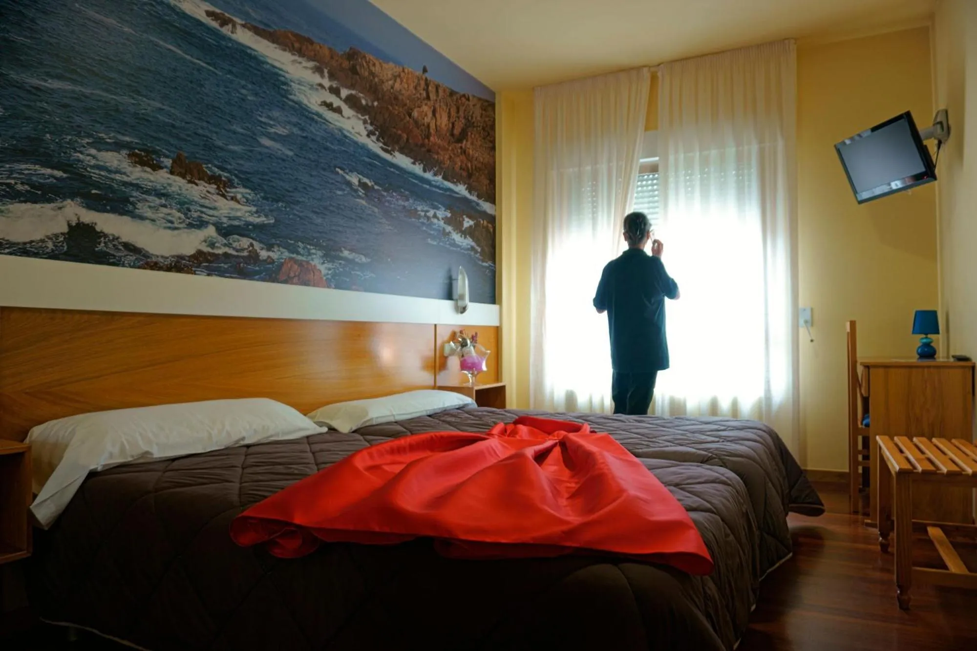 Decorative detail, Bed in Hotel Bello