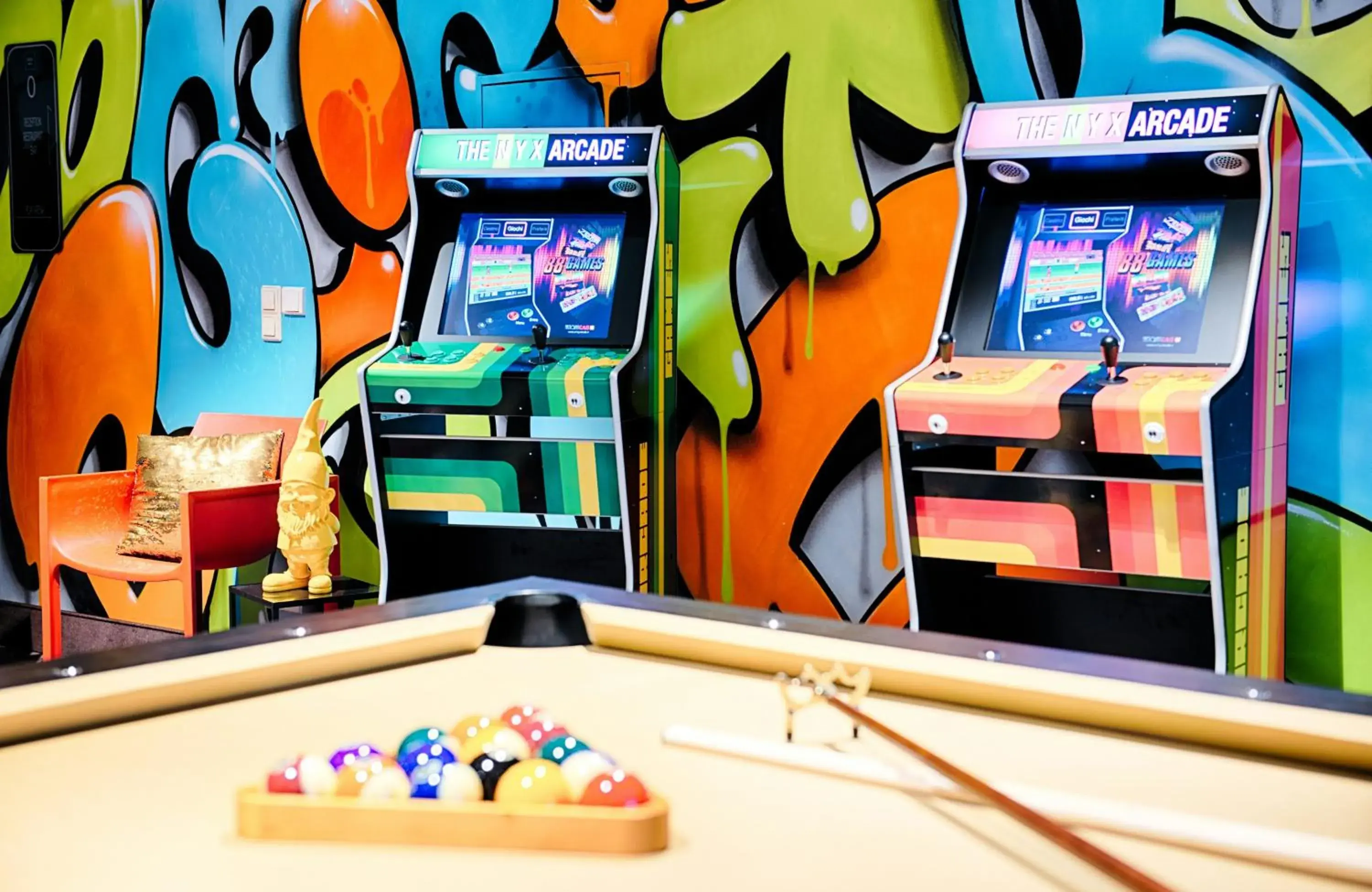 Game Room in NYX Hotel Mannheim by Leonardo Hotels Game Room in NYX Hotel Mannheim by Leonardo Hotels