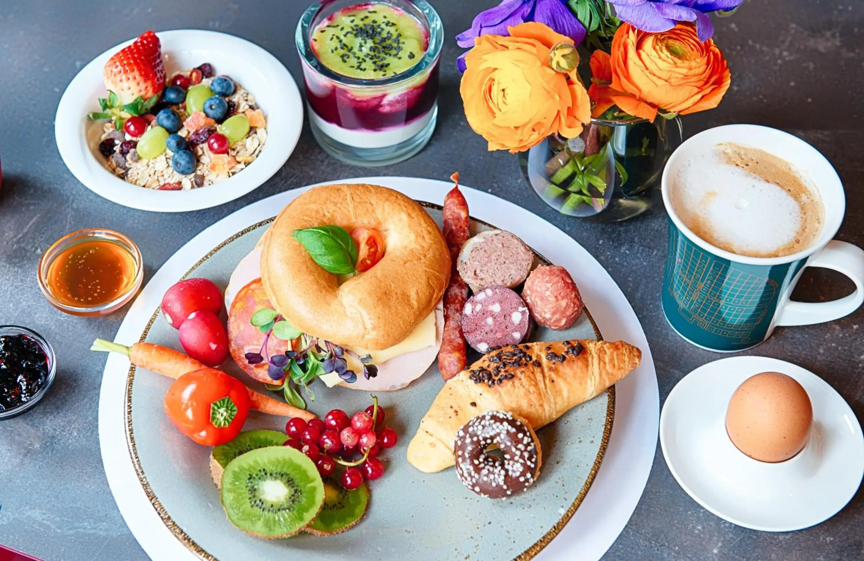 Breakfast in NYX Hotel Mannheim by Leonardo Hotels Breakfast in NYX Hotel Mannheim by Leonardo Hotels