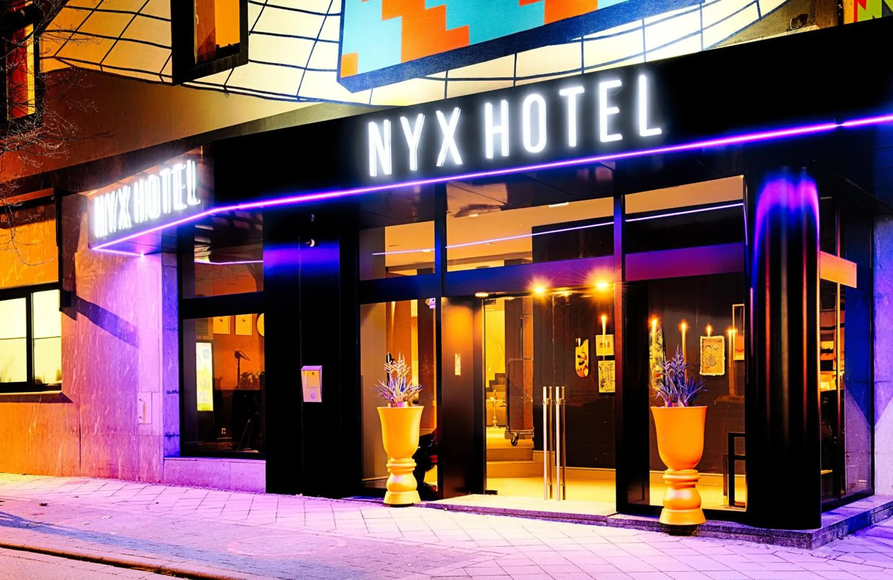 Facade/entrance in NYX Hotel Mannheim by Leonardo Hotels Facade/entrance in NYX Hotel Mannheim by Leonardo Hotels