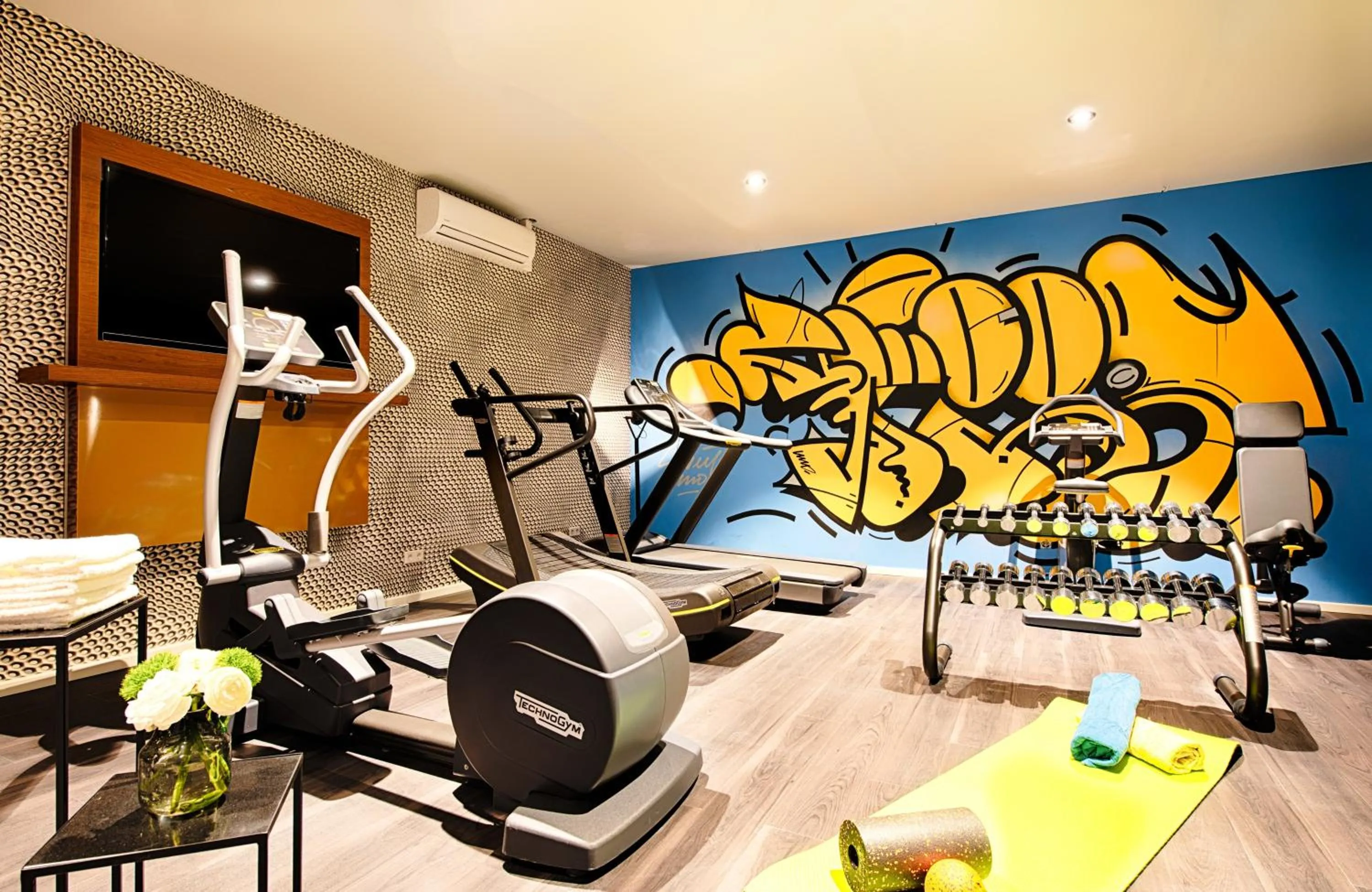 Fitness centre/facilities in NYX Hotel Mannheim by Leonardo Hotels
