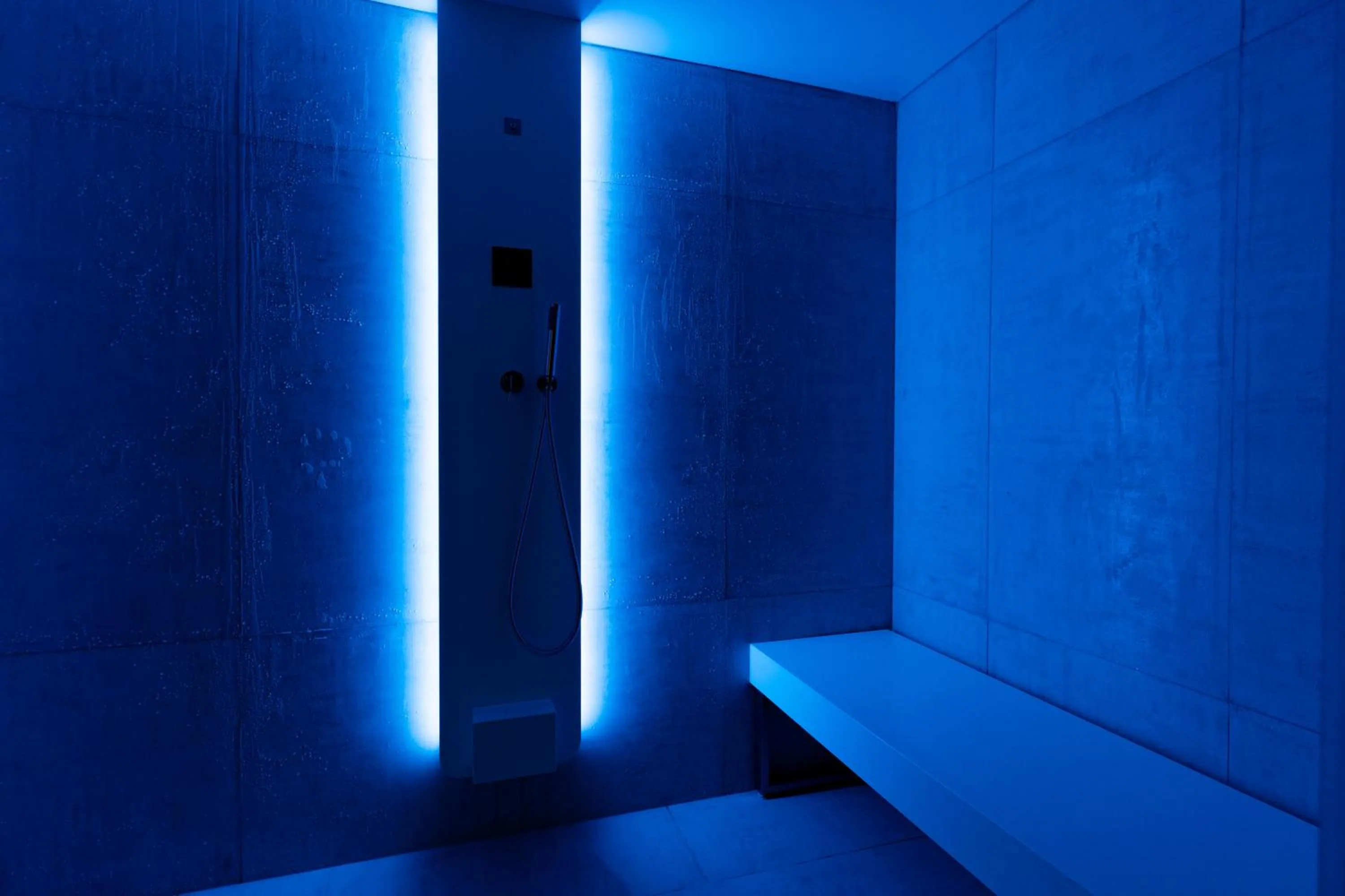 Steam room in Hotel Regina