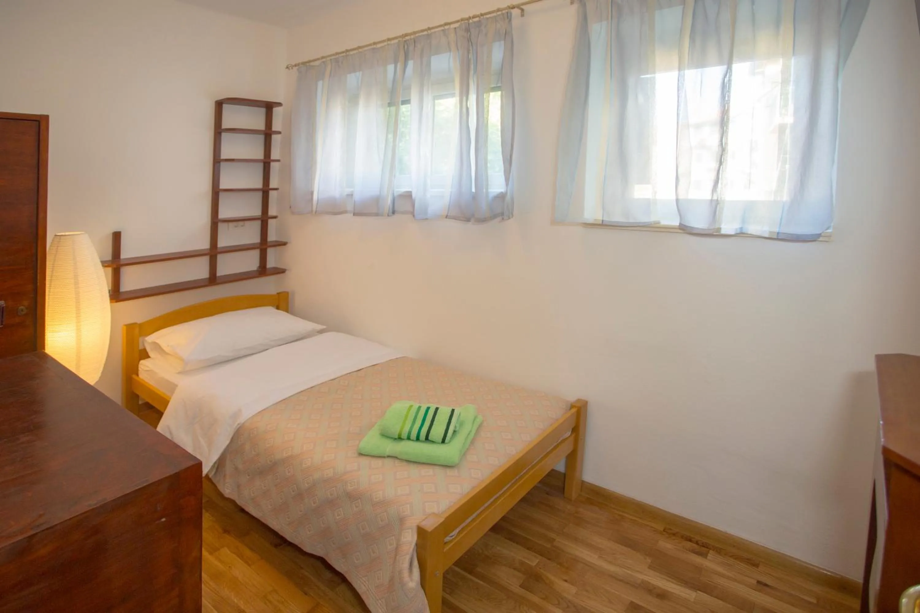 Bedroom, Bed in Apartment Mina