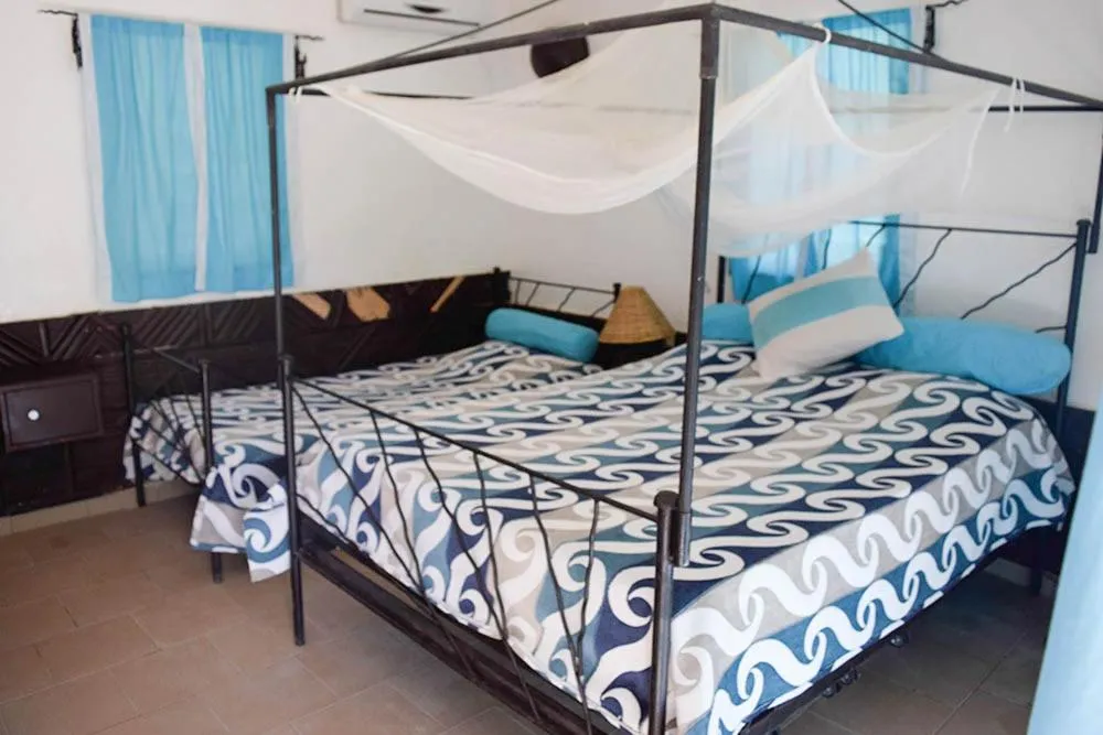 Bed in Hôtel Les Cordons Bleus