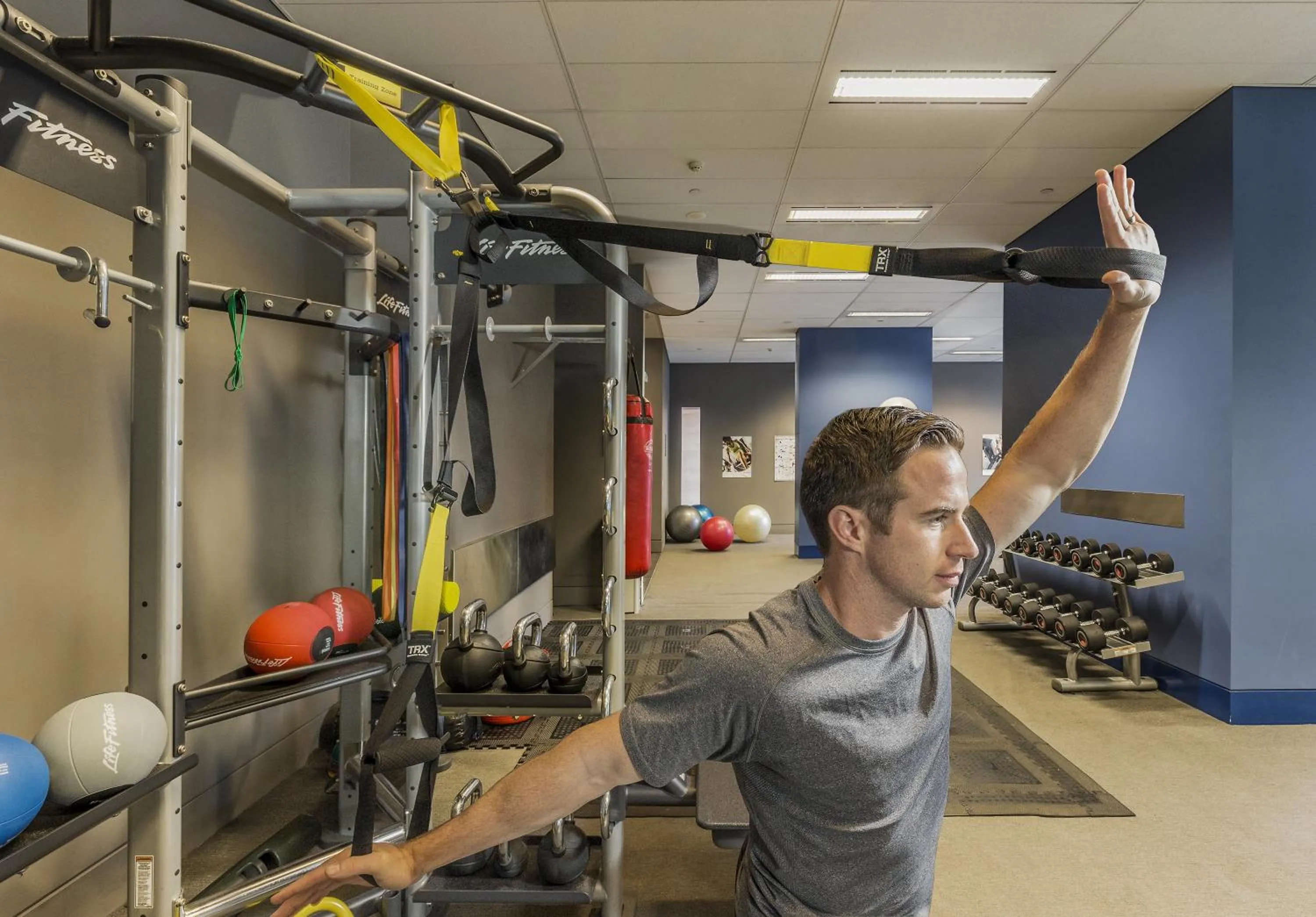 Fitness centre/facilities in Fraser Suites Sydney