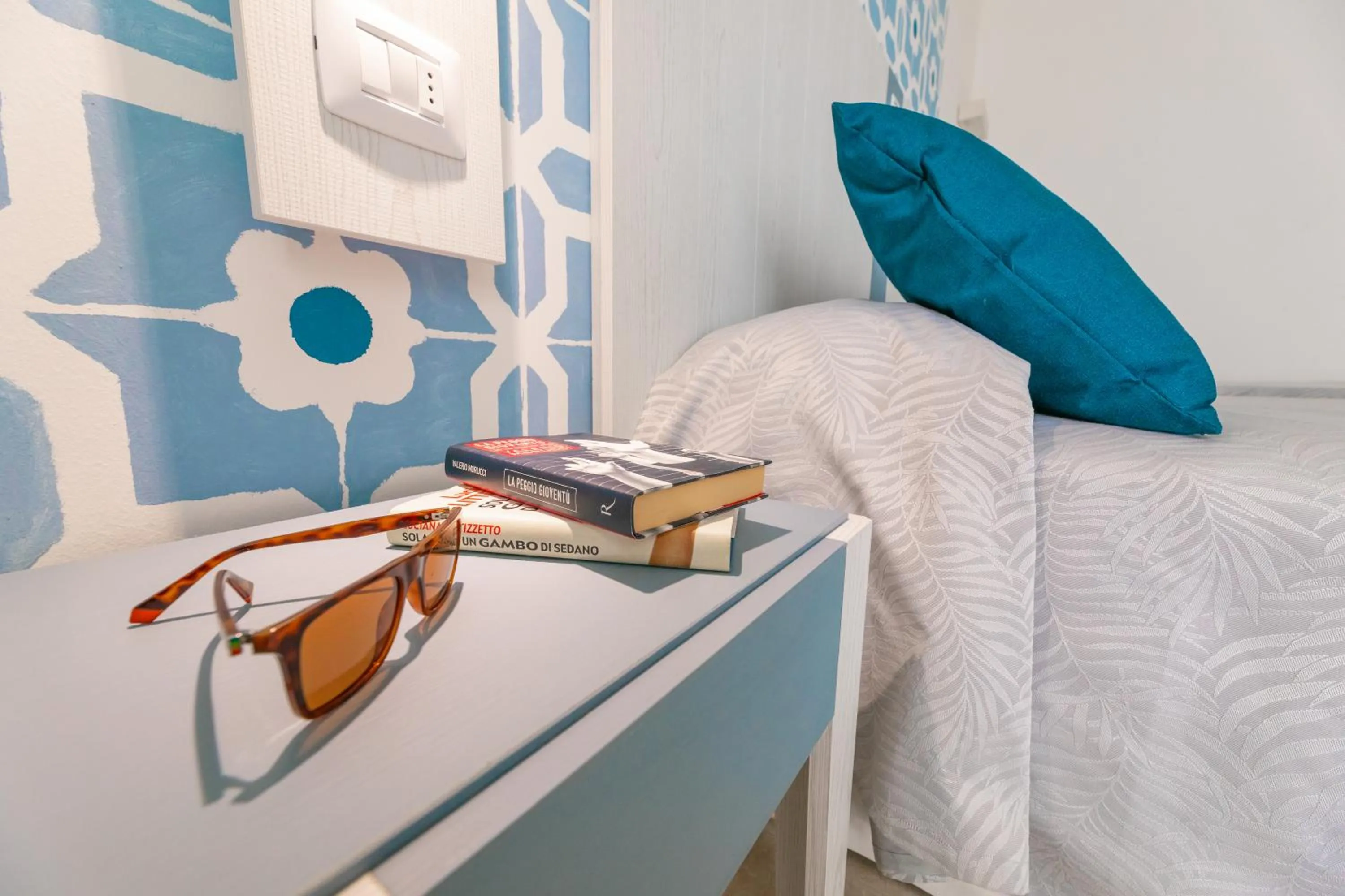 Bed in Hotel Magna Grecia