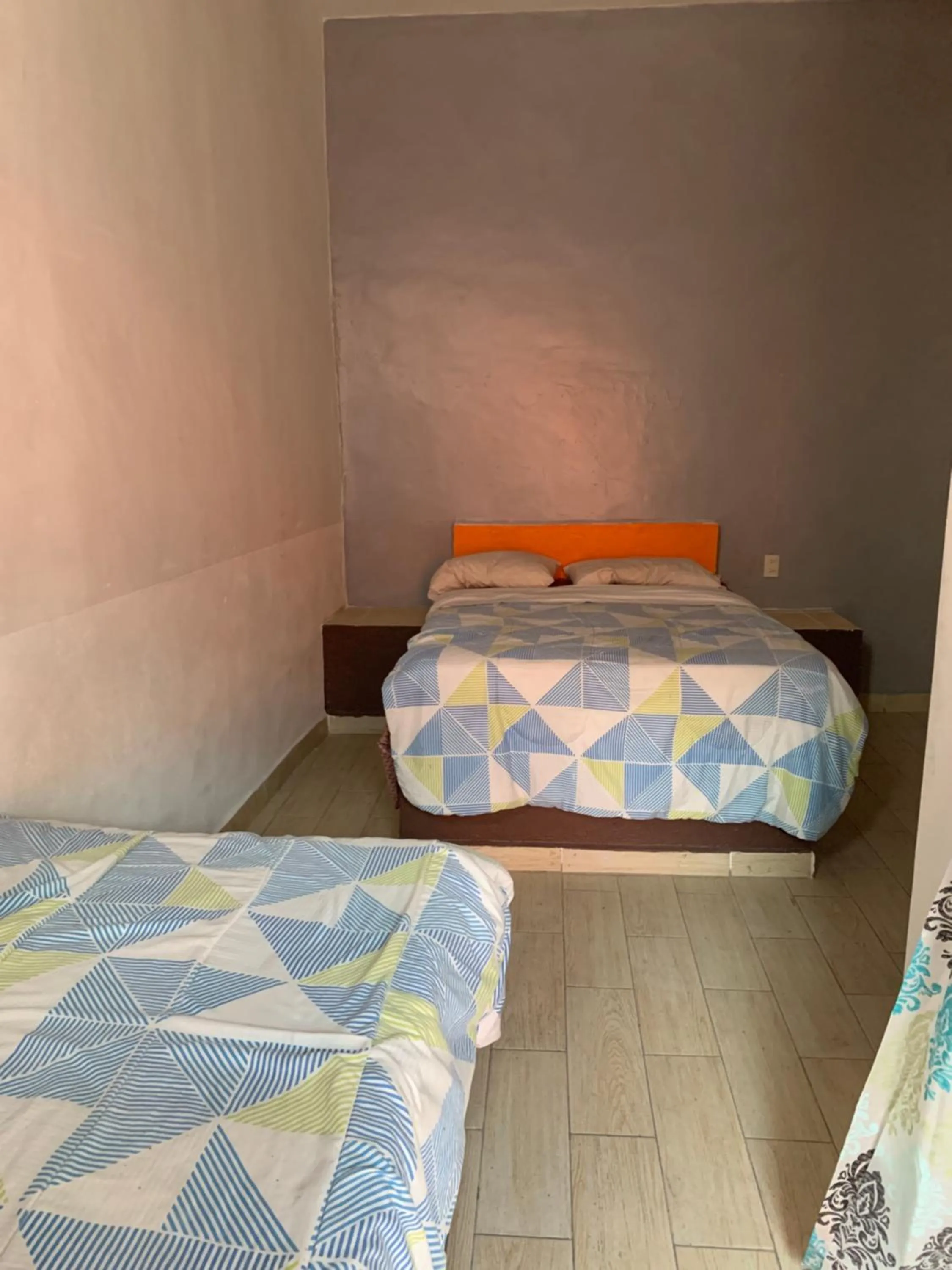 Bed in Hotel Cuauhtemoc