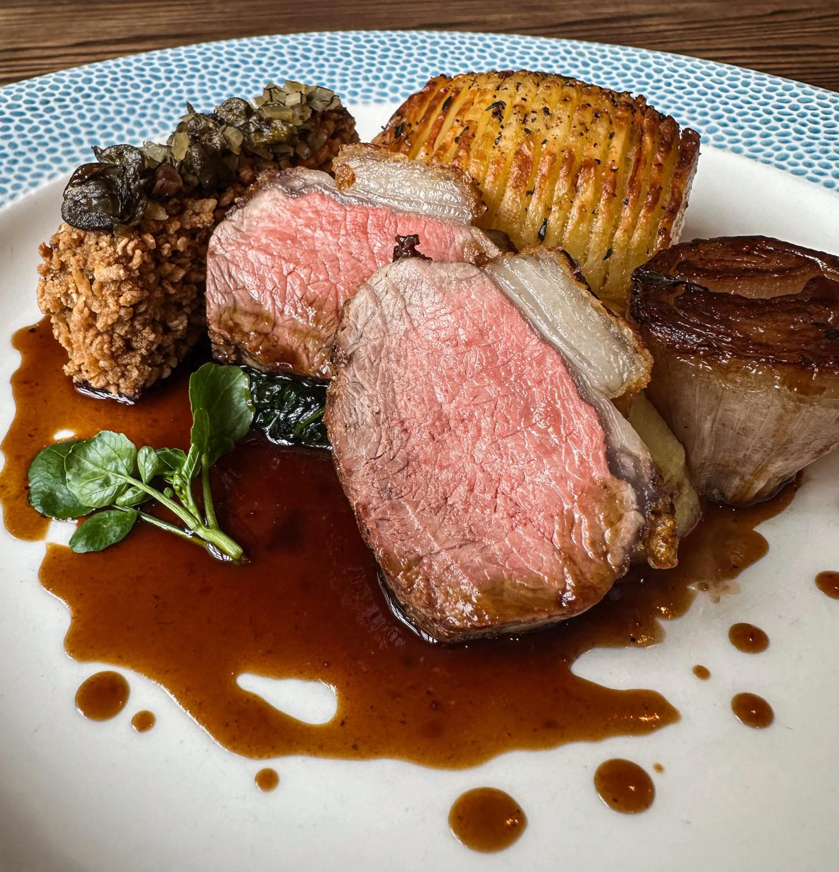 Dinner in Blue Ball Inn, Sandygate, Exeter