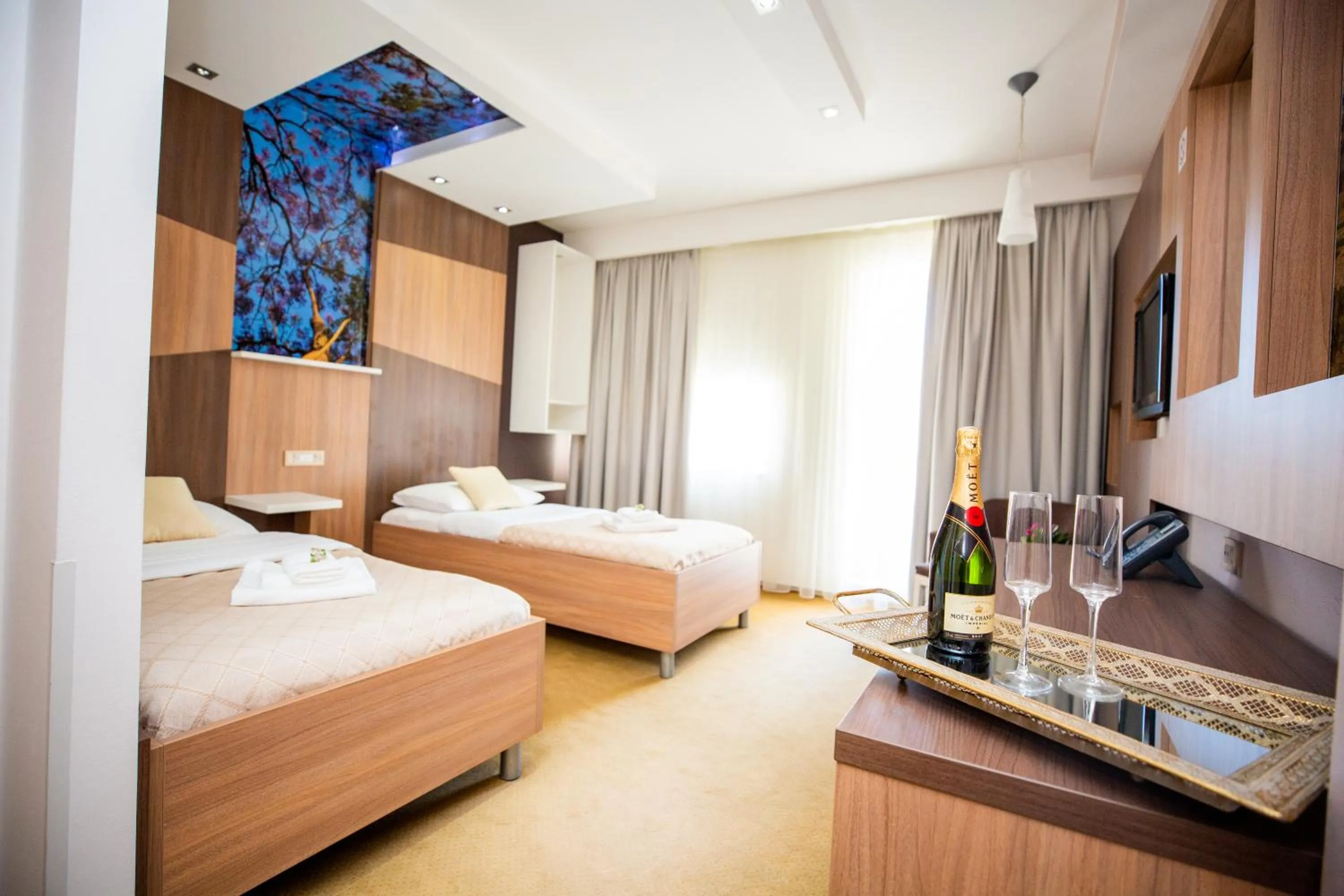 Bedroom, Bed in Hotel Herceg