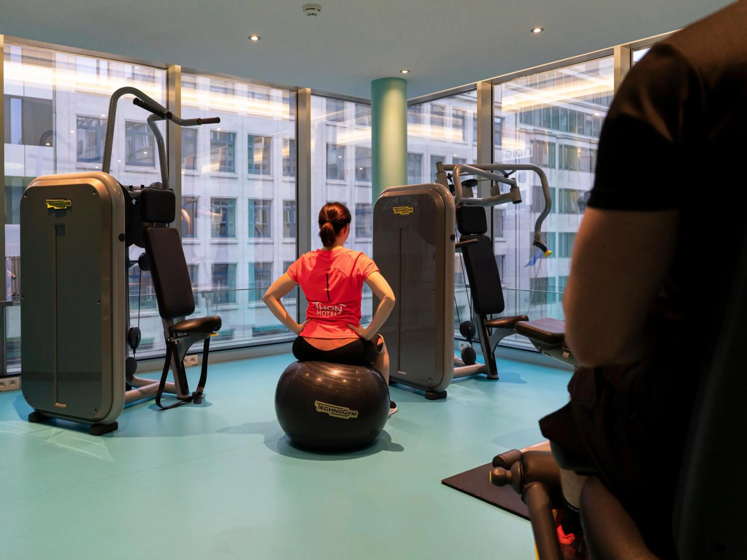 Fitness centre/facilities in Thon Hotel EU