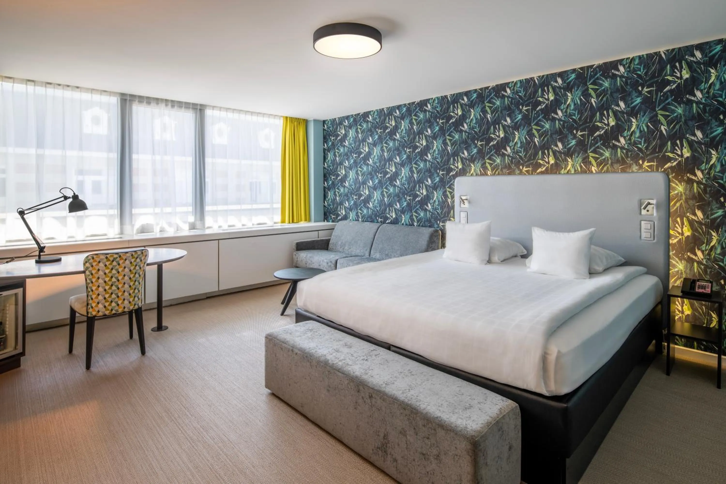 Bed in Thon Hotel EU