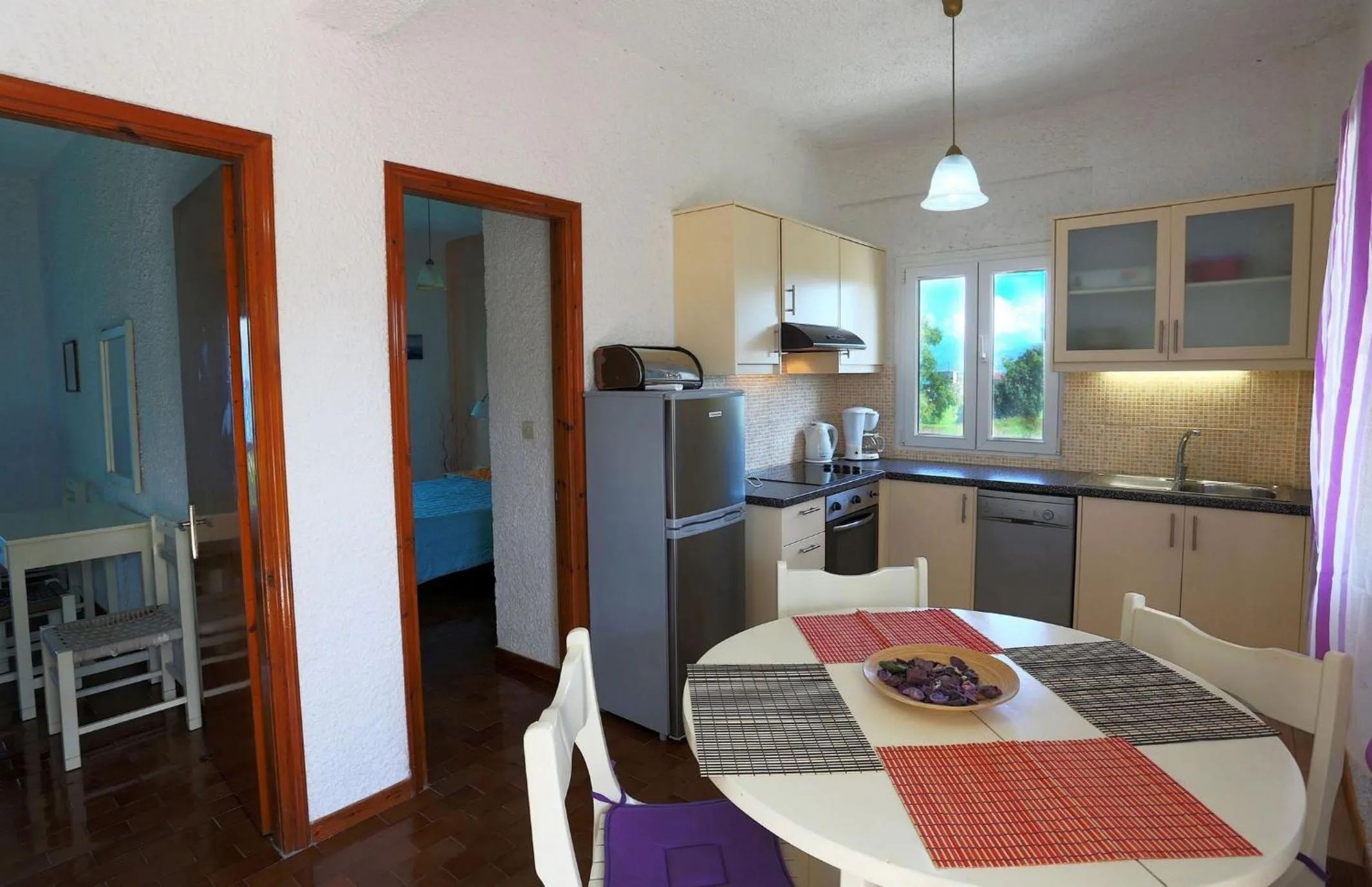Kitchen or kitchenette in Elli Beach Apartments and Studios