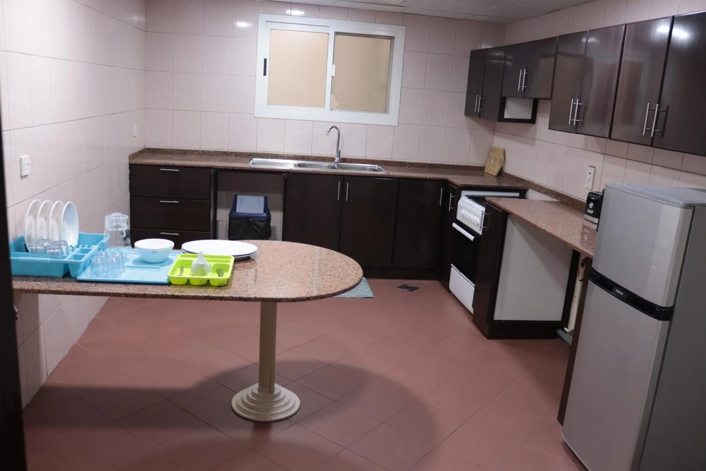 Kitchen or kitchenette in Al Zahabiya Hotel Apartments