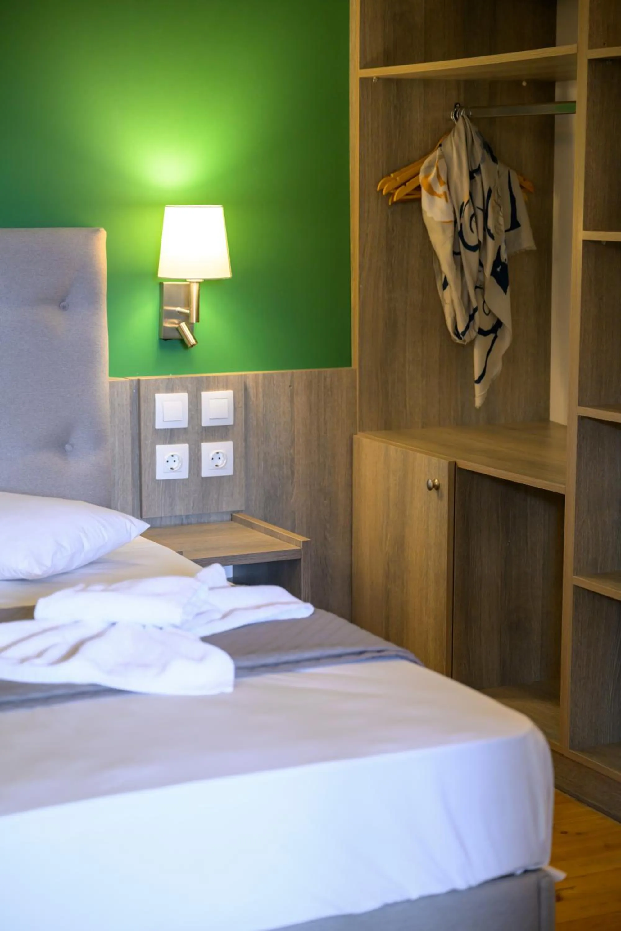 Bed in Rouda Bay Beach Hotel