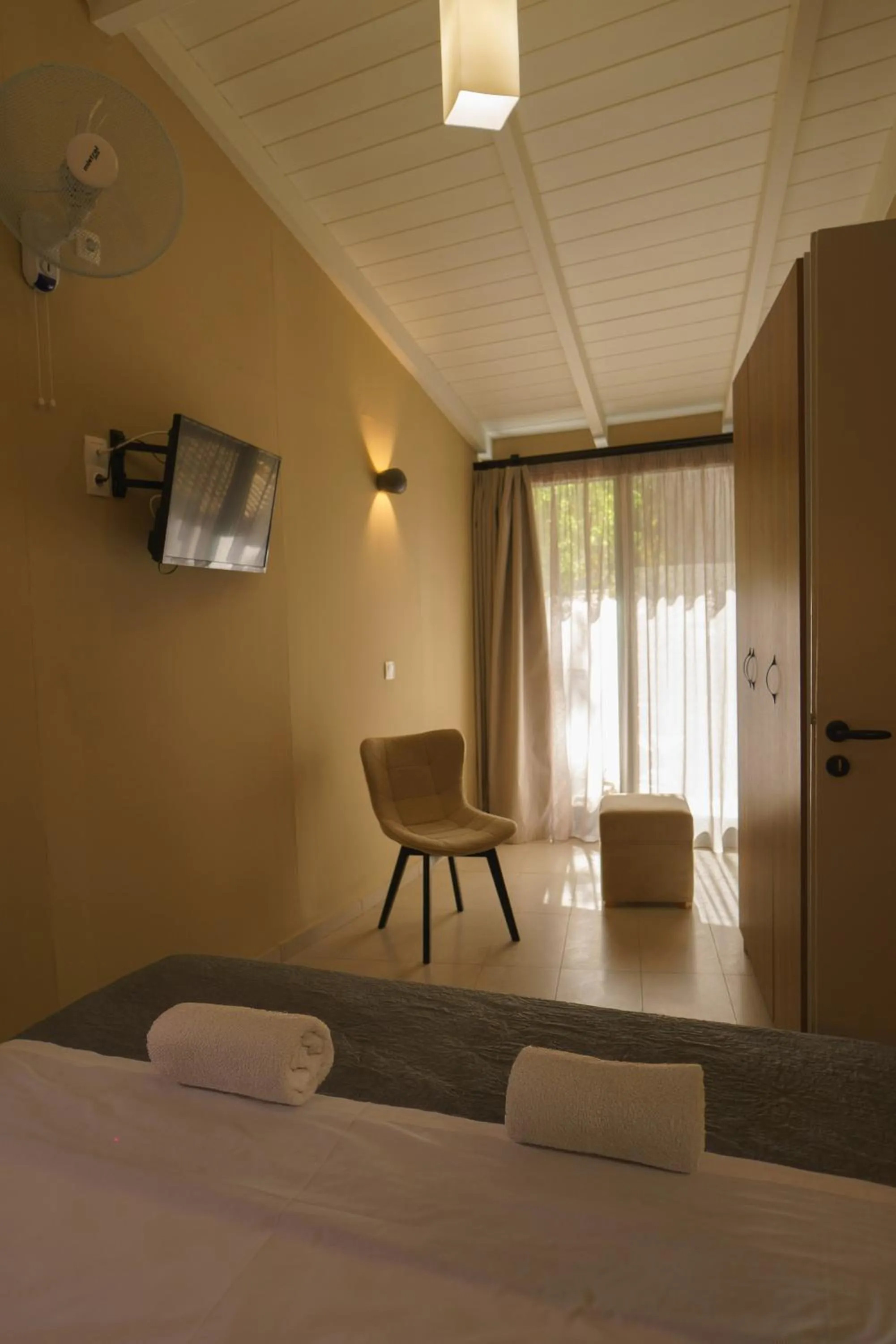 Bed in Rouda Bay Beach Hotel