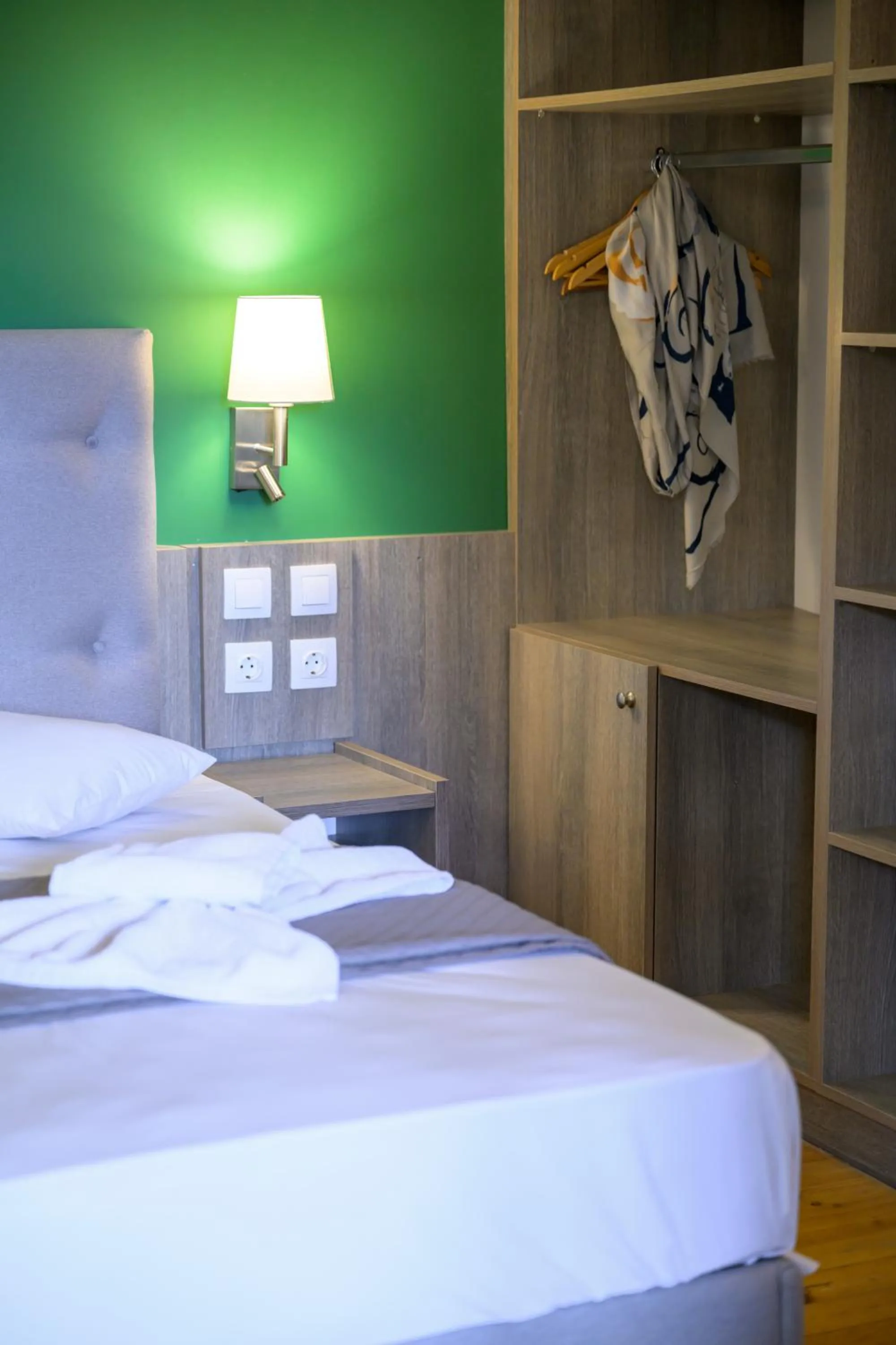 Bed in Rouda Bay Beach Hotel