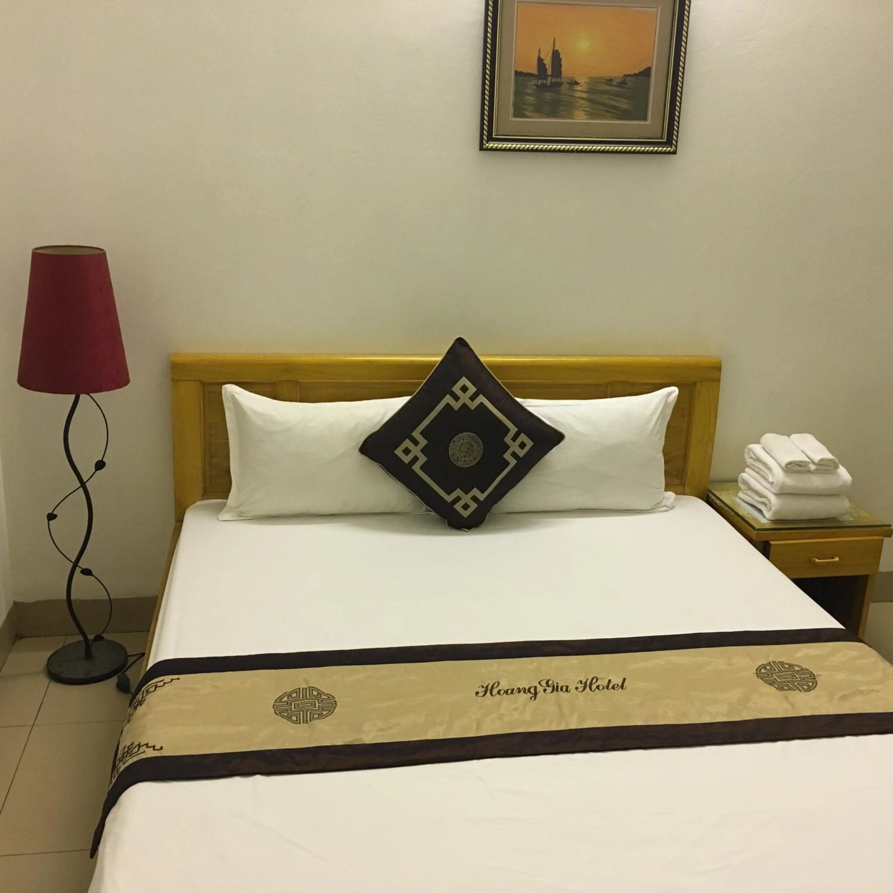Bedroom, Bed in Hotel Hoang Gia