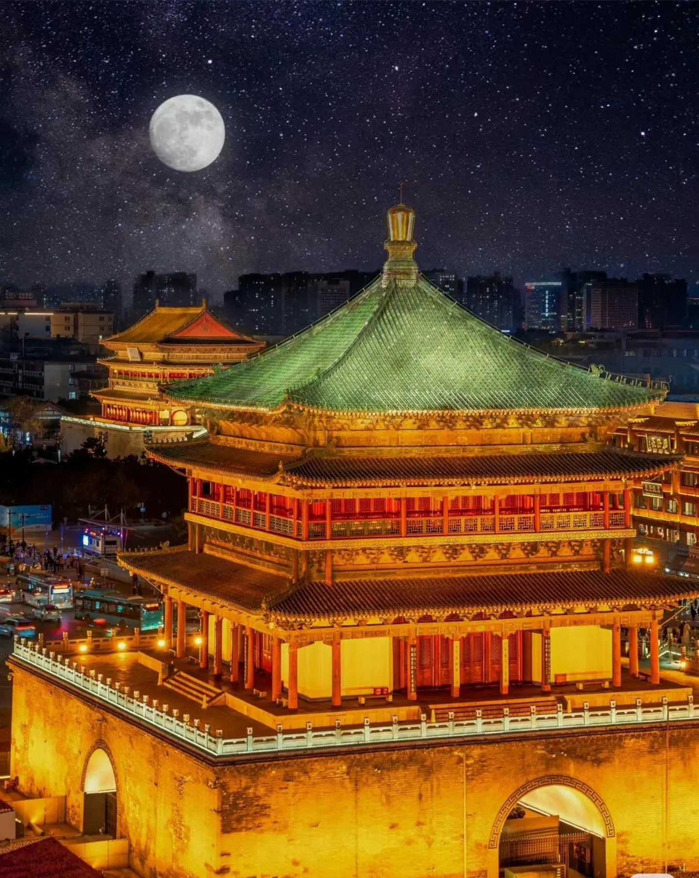 Other in Campanile Xi'an Bell Tower Huimin Street